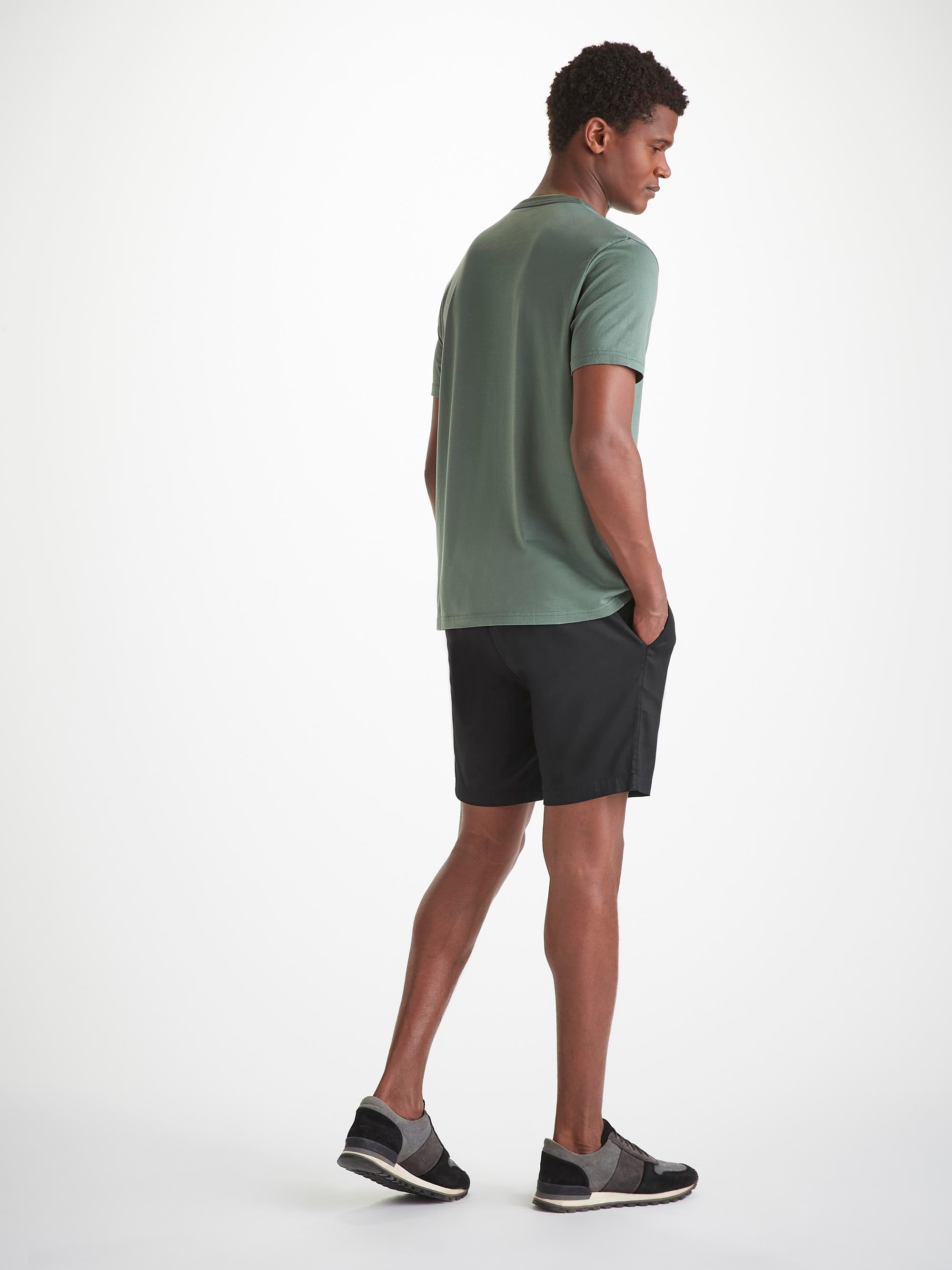 Men's Shorts Harris Lyocell Cotton Black