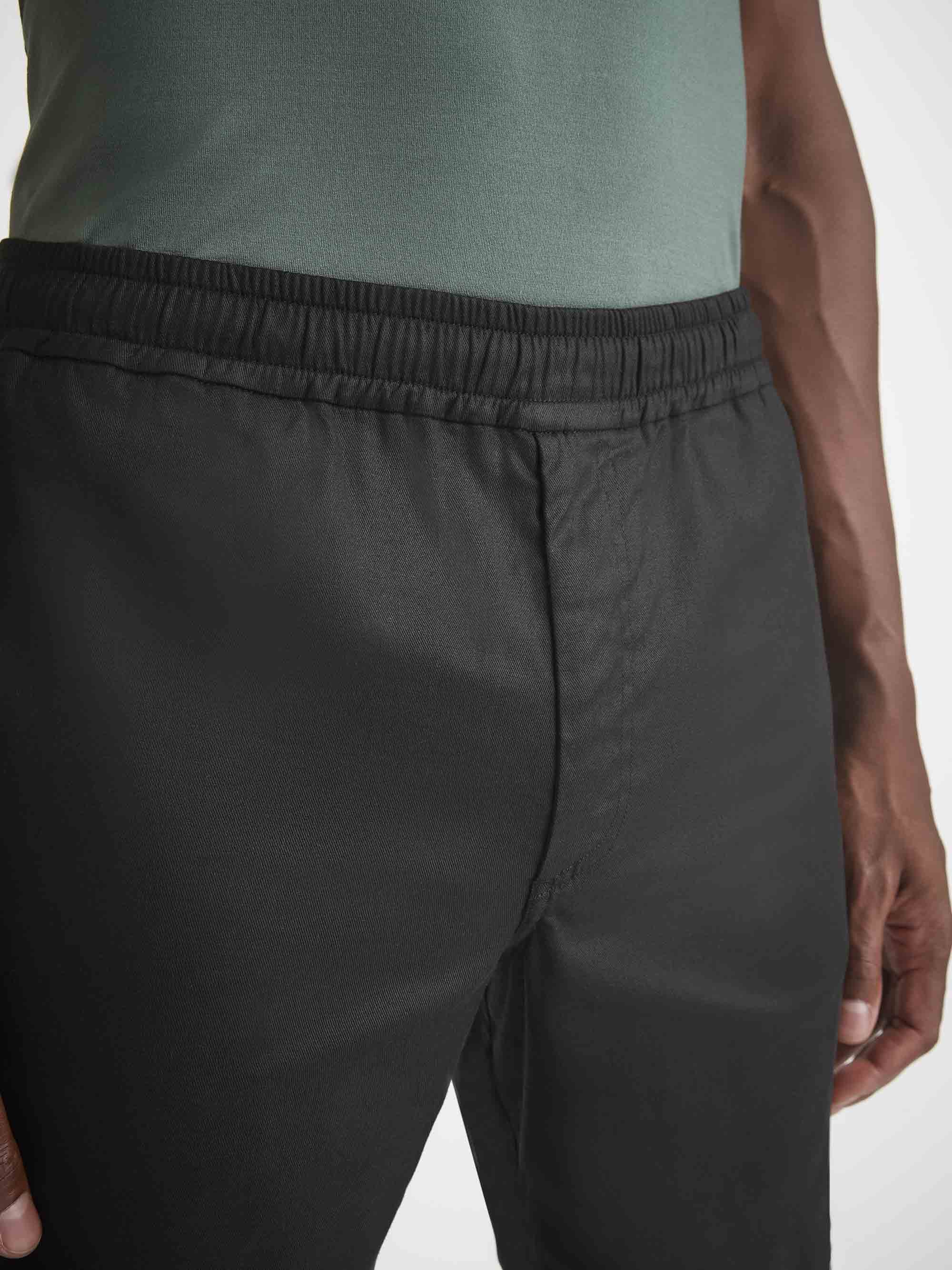 Men's Shorts Harris Lyocell Cotton Black