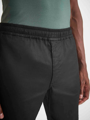 Men's Shorts Harris Lyocell Cotton Black