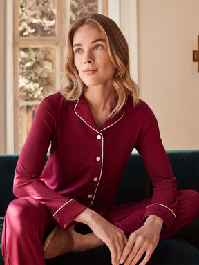 Women's Pyjamas Lara Micro Modal Stretch Claret