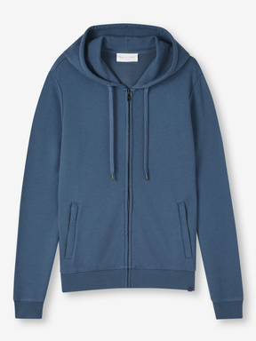 [[Men's Hoodie Quinn Cotton Modal Denim (Size)]]