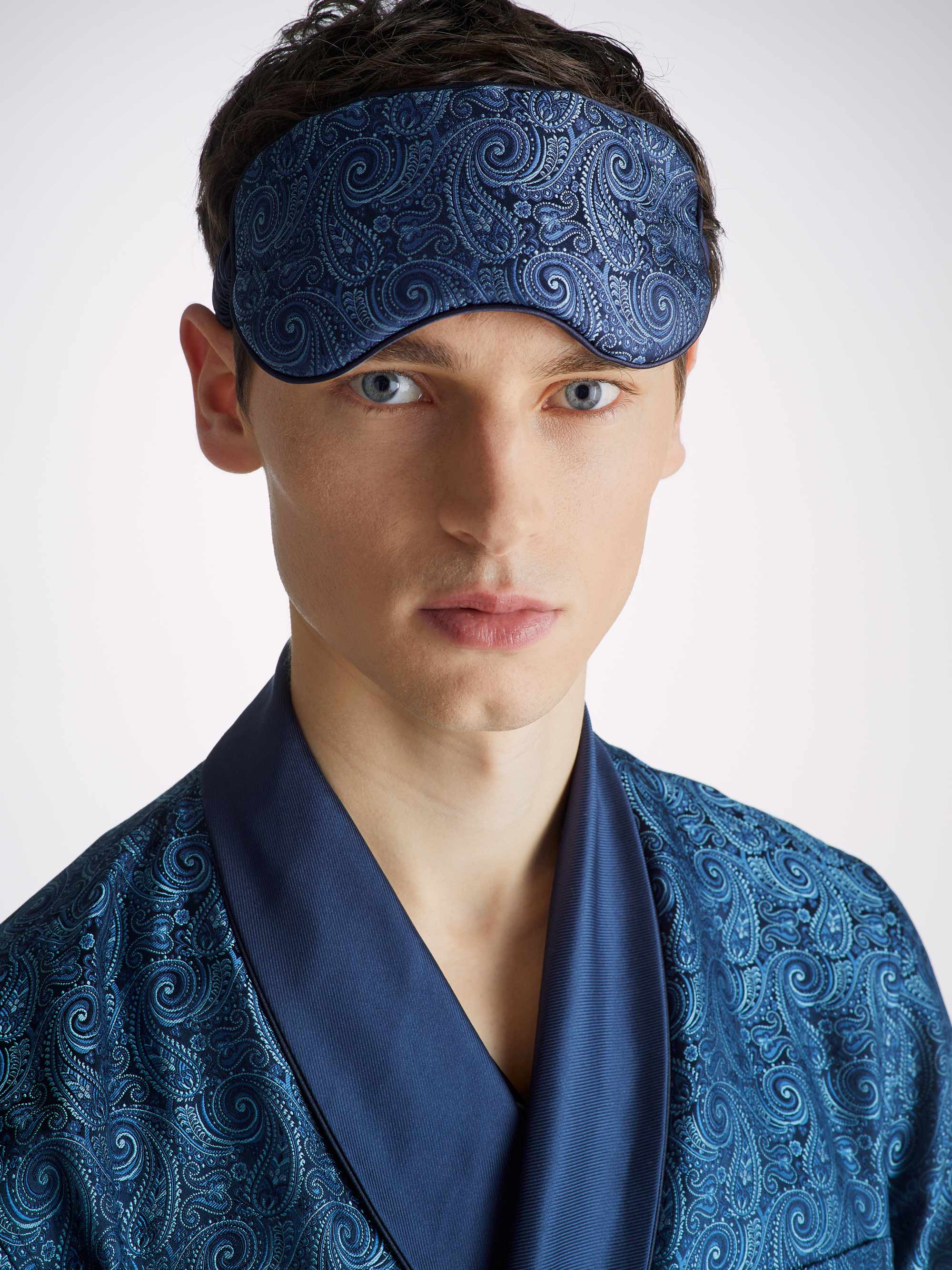 Eye Mask Verona Silk Satin Navy