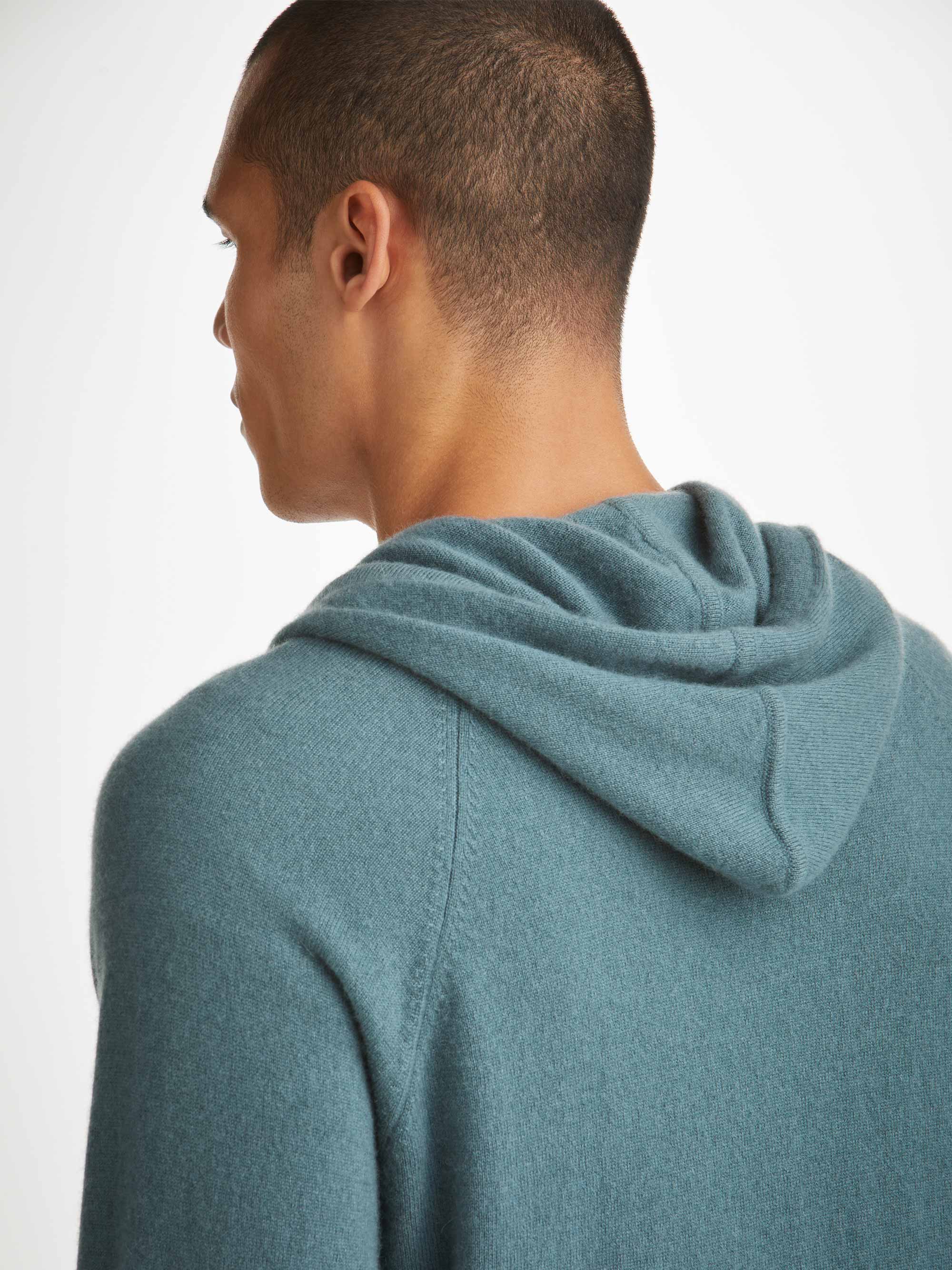 Men's Hoodie Finley Cashmere Teal