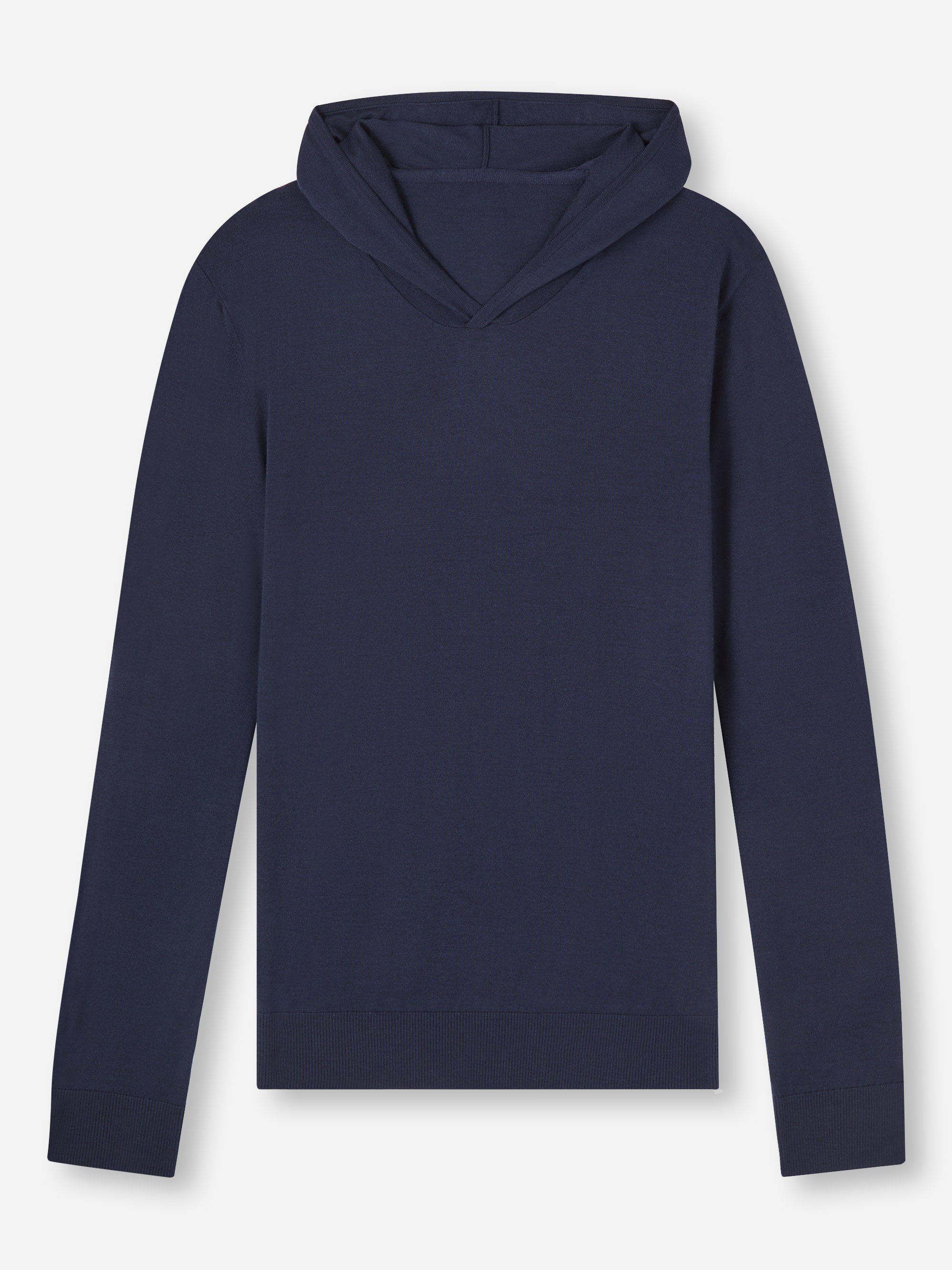 Men's Hoodie Orson Merino Wool Navy