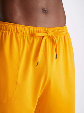 Men's Lounge Shorts Basel Micro Modal Stretch Saffron