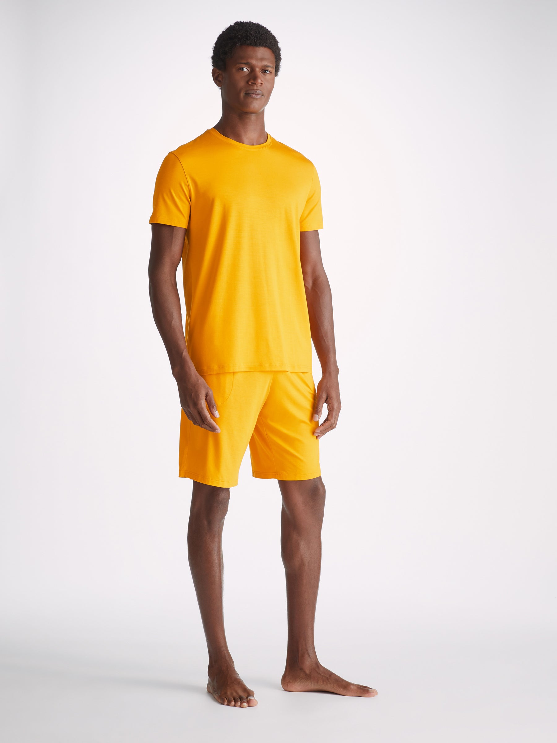 Mens mustard yellow store shorts