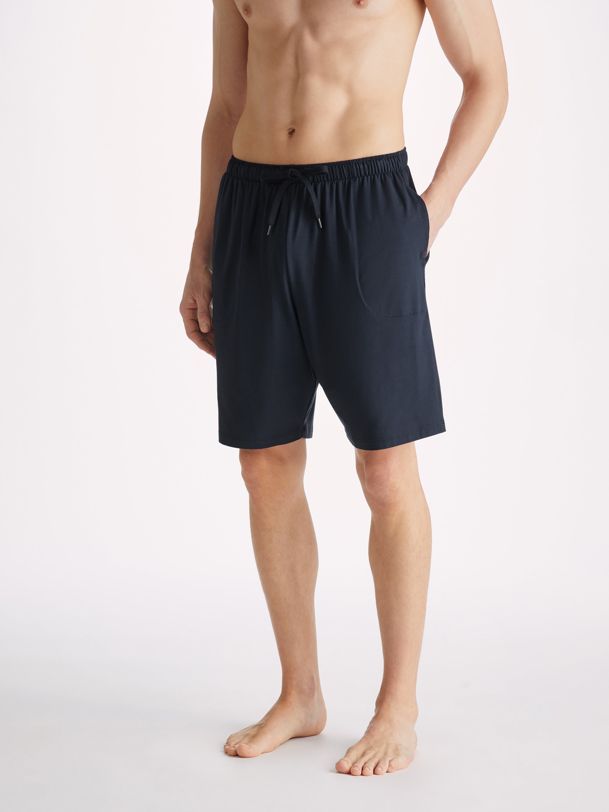 Men's Lounge Shorts Basel Micro Modal Stretch Navy 