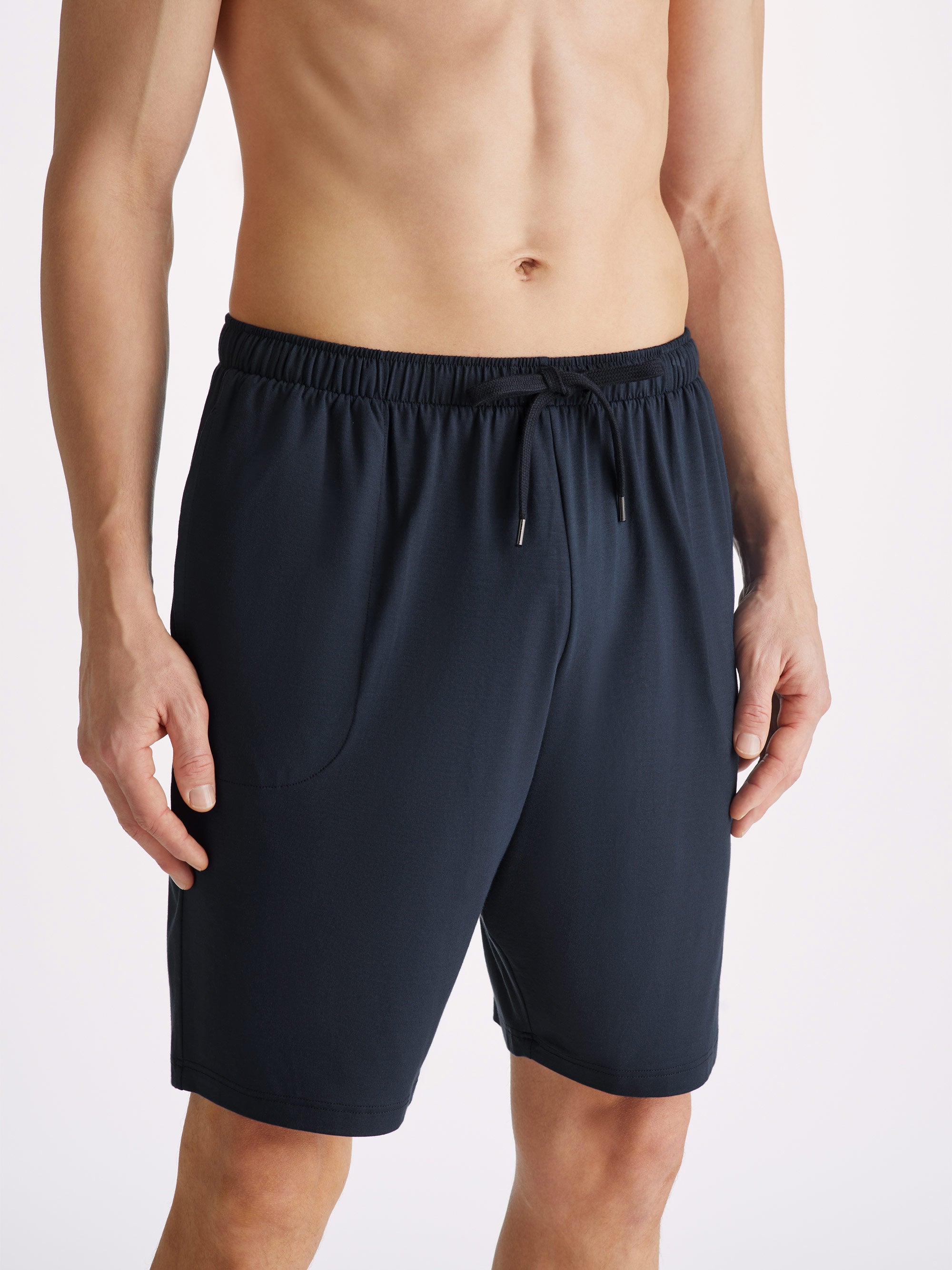 Men's Lounge Shorts Basel Micro Modal Stretch Navy 