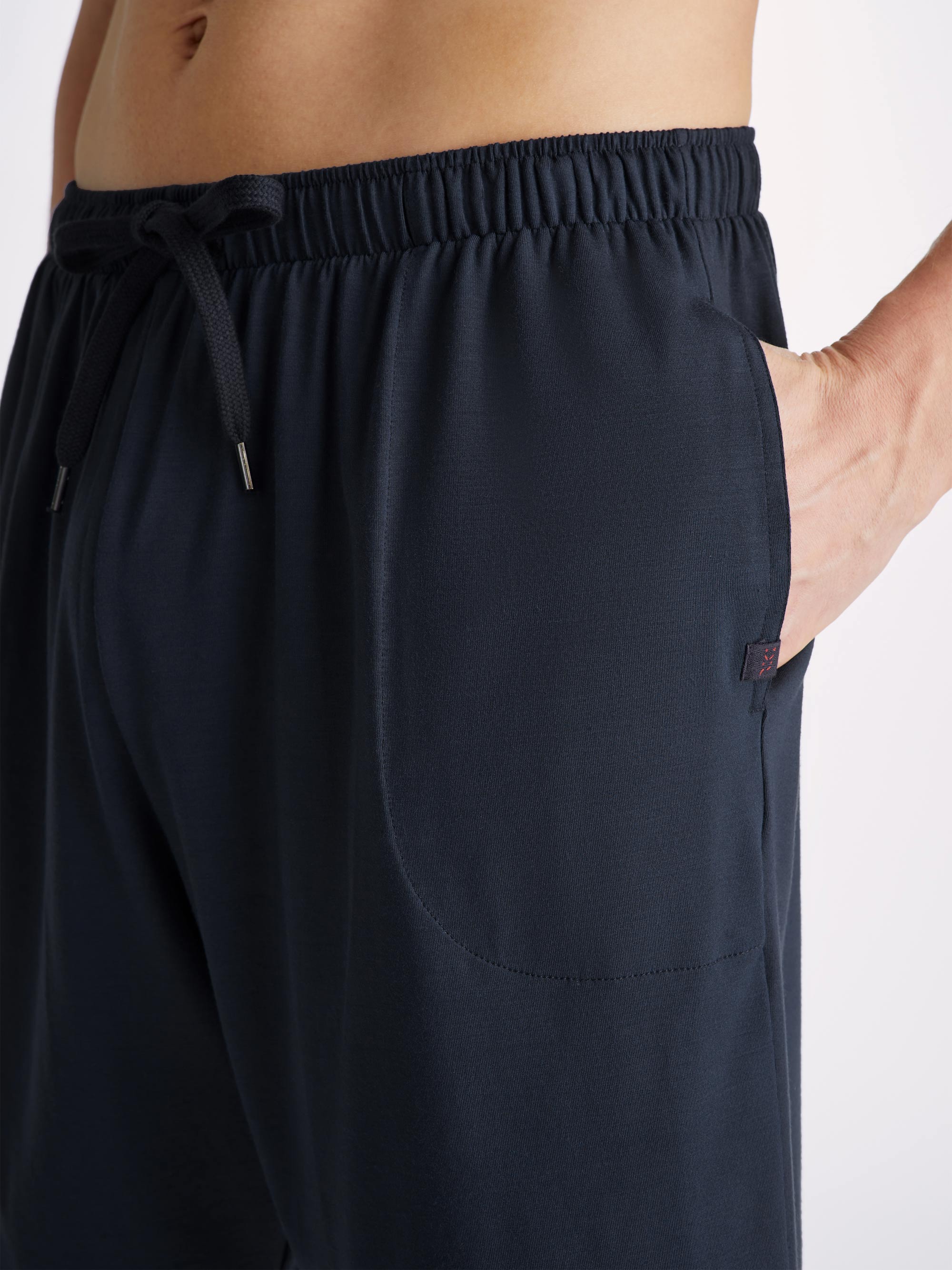 Men's Lounge Shorts Basel Micro Modal Stretch Navy 