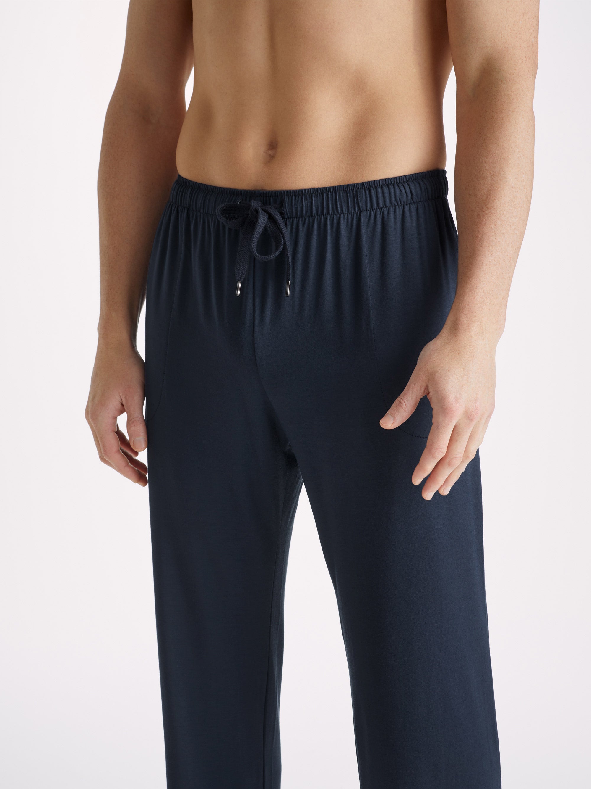 Men's Lounge Pants Basel Micro Modal Stretch Navy