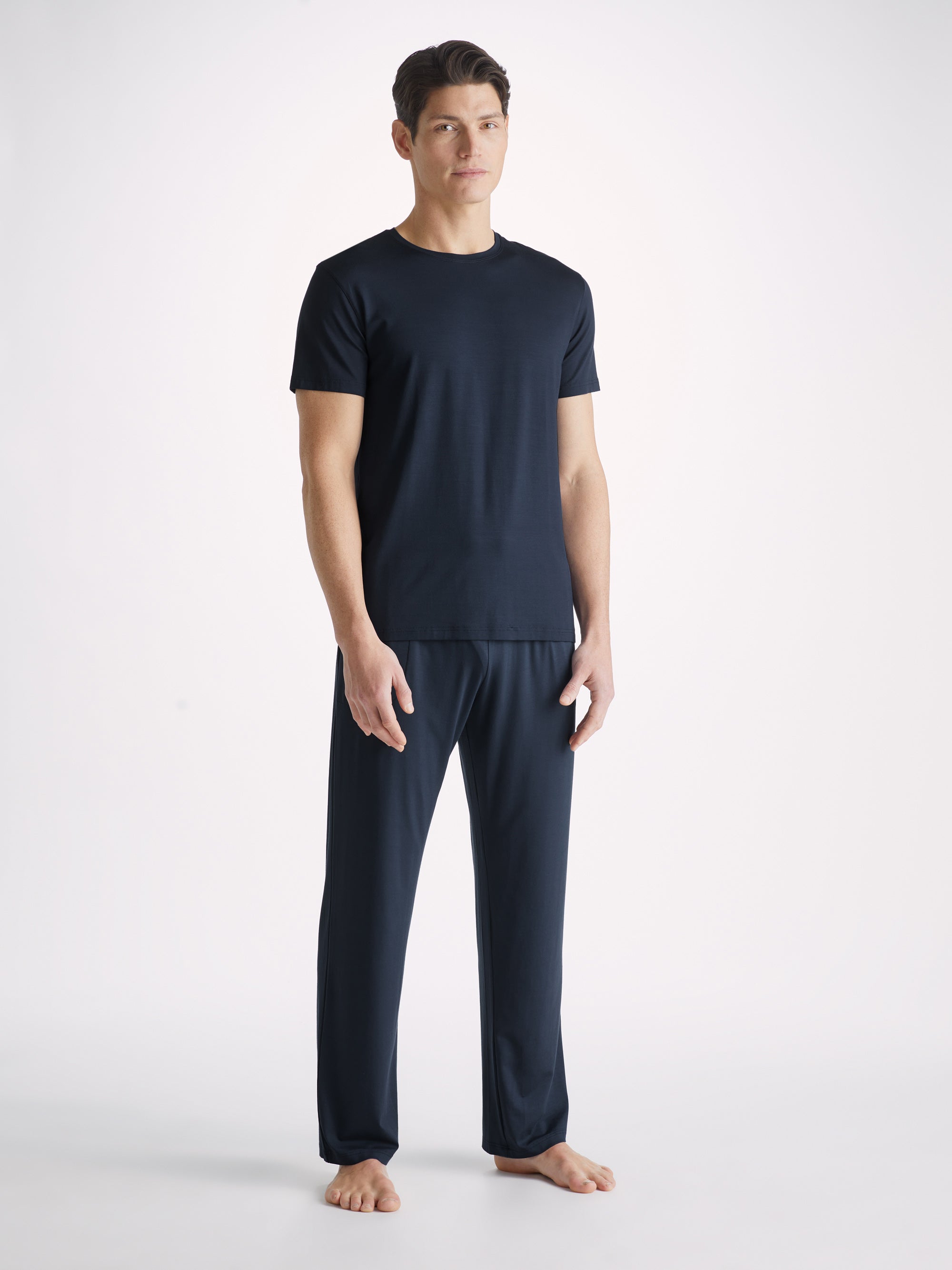 Men's Lounge Pants Basel Micro Modal Stretch Navy