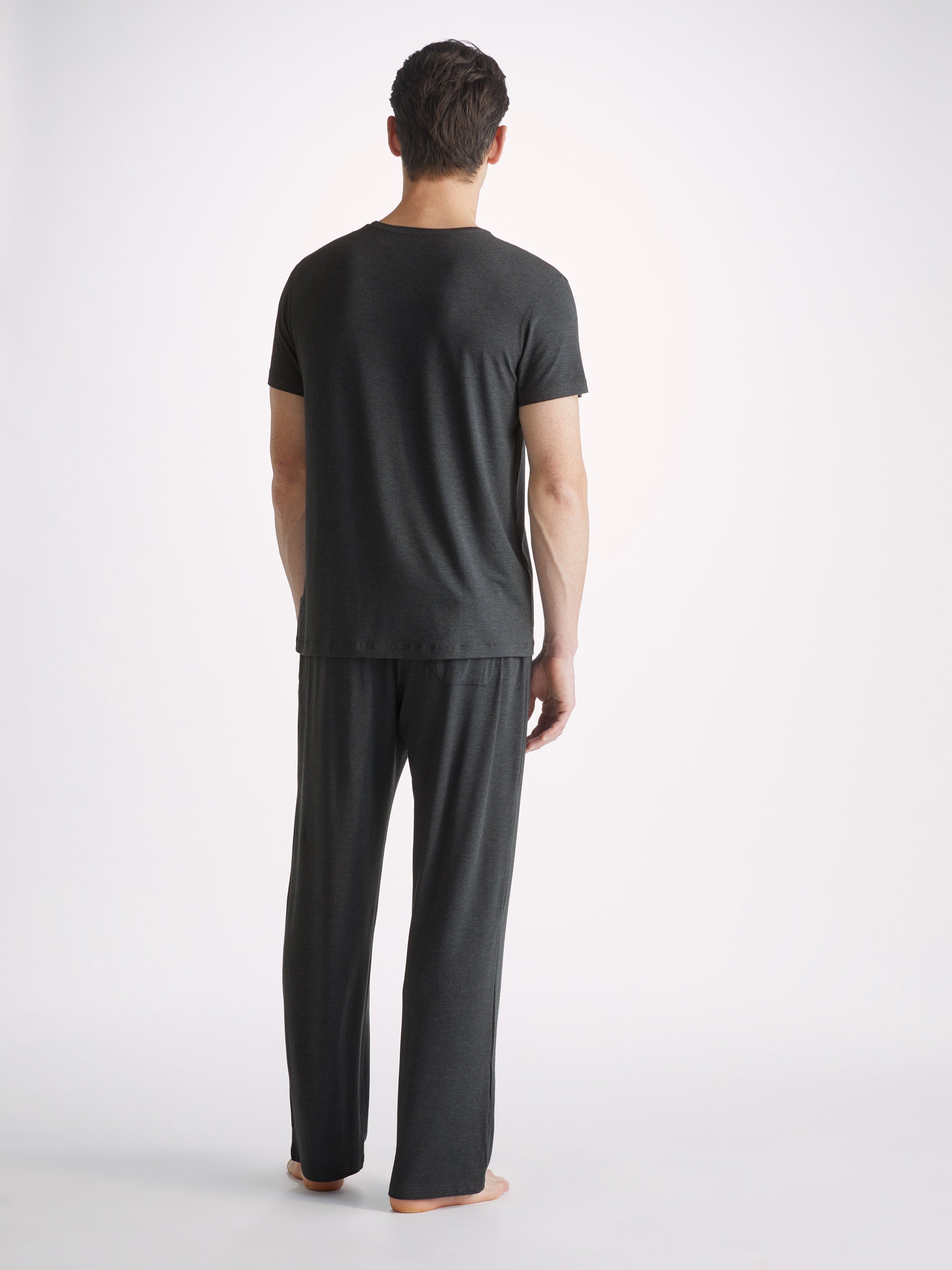 Men's Lounge Pants Marlowe Micro Modal Stretch Anthracite