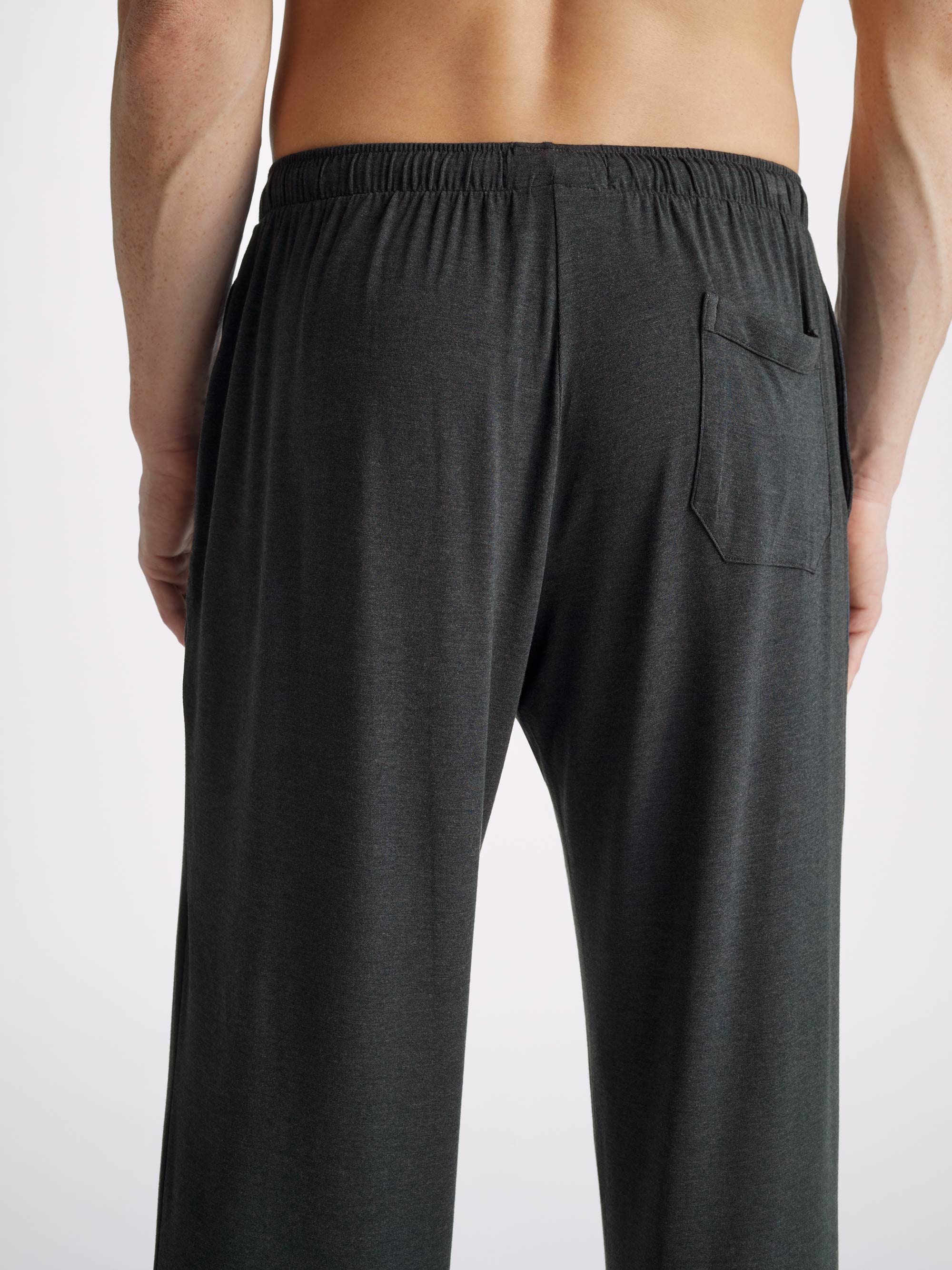 Men's Lounge Pants Marlowe Micro Modal Stretch Anthracite