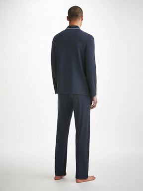 Men's Pyjamas Basel Micro Modal Stretch Navy