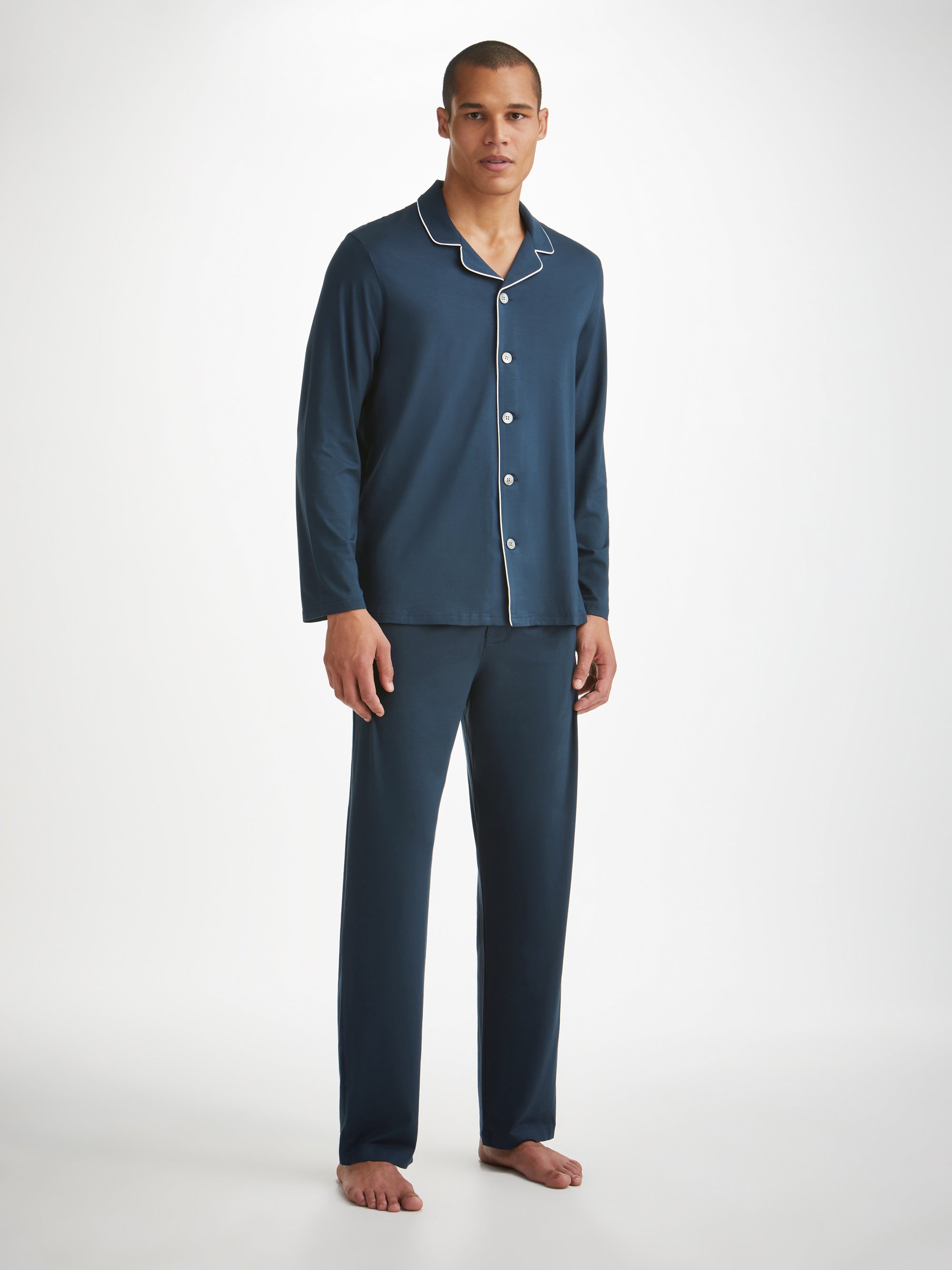 Men's Pajamas Basel Micro Modal Stretch Navy