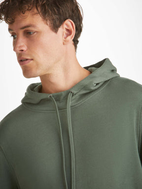 Men's Pullover Hoodie and Sweatpants Quinn Cotton Modal Soft Green