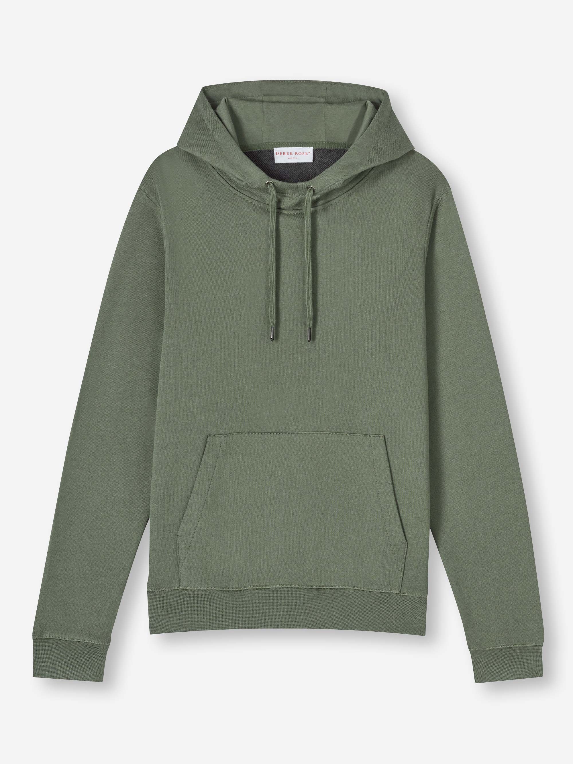 Men's Pullover Hoodie Quinn Cotton Modal Soft Green