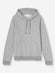 Men's Pullover Hoodie Quinn Cotton Modal Silver (Size)