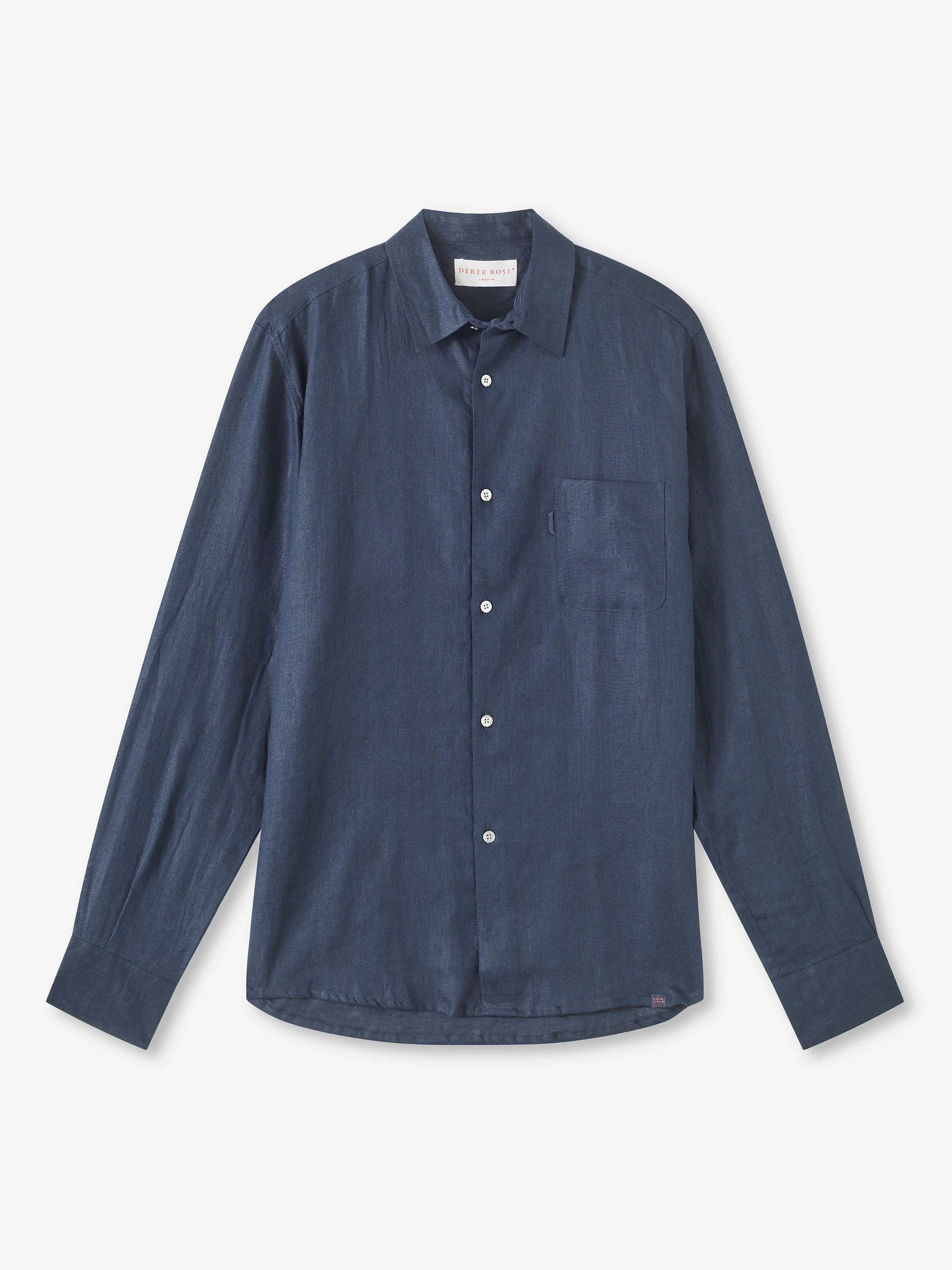 Men's Shirt Monaco Linen Navy