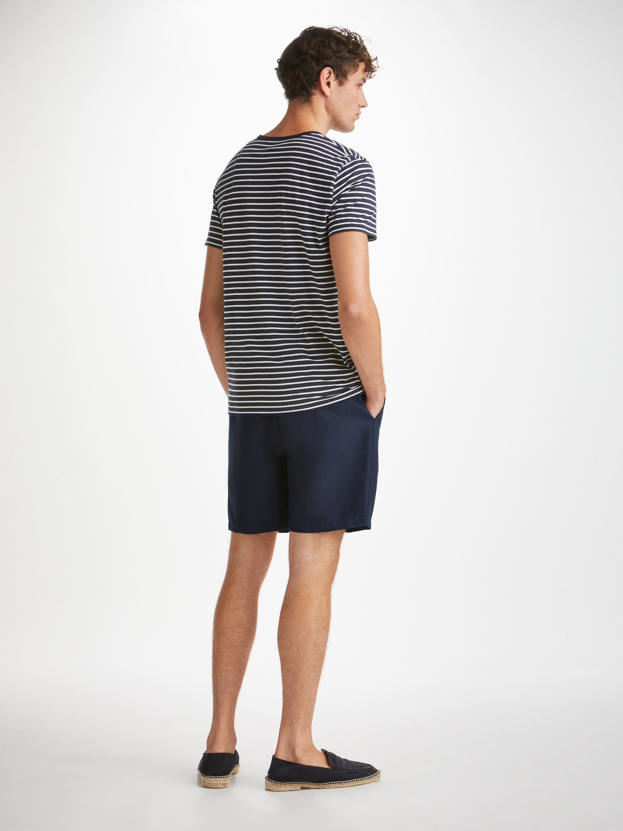 Men's Shorts Sydney Linen Navy