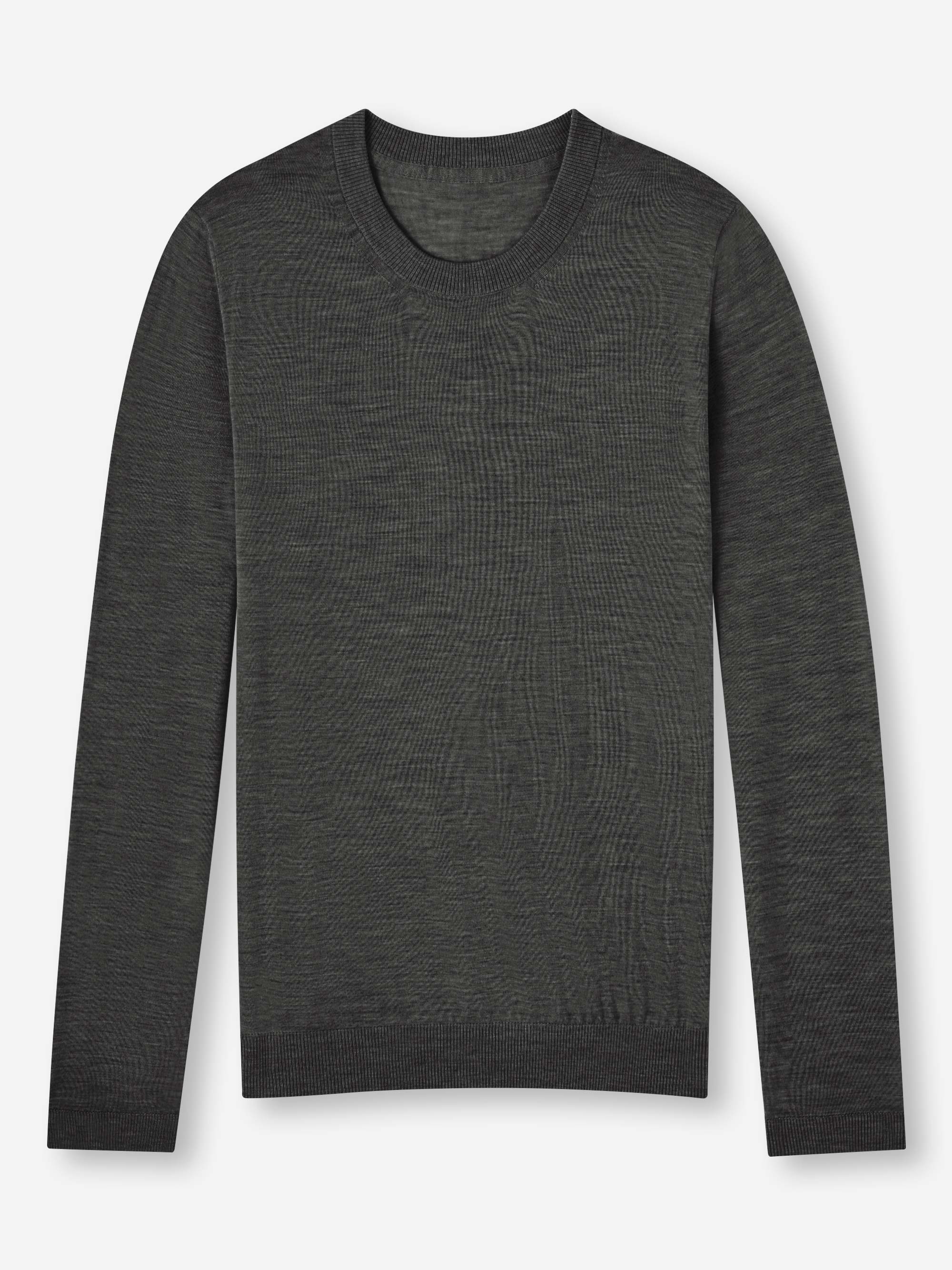 Men's Sweater Orson Merino Wool Charcoal