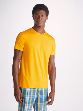 Men's T-Shirt Basel Micro Modal Stretch Saffron