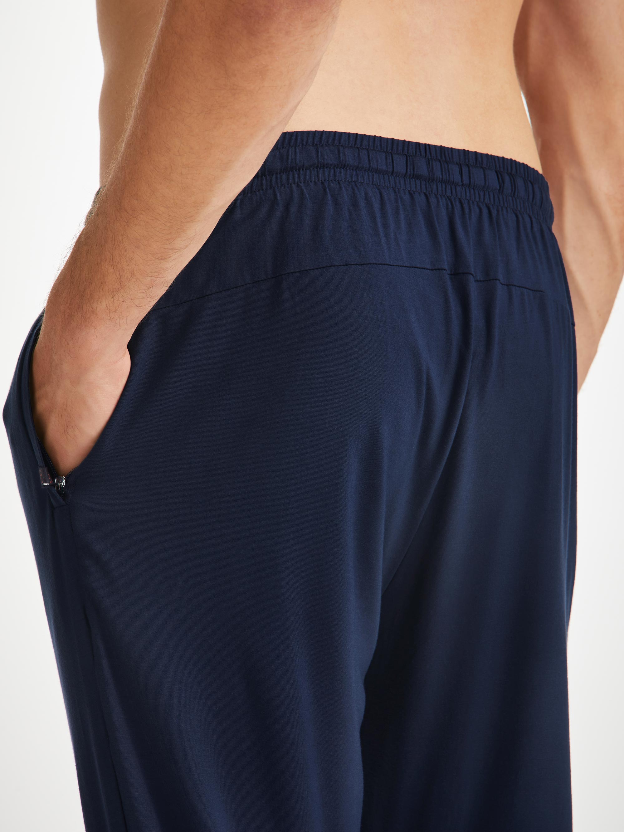 Men's Track Pants Basel Micro Modal Stretch Navy