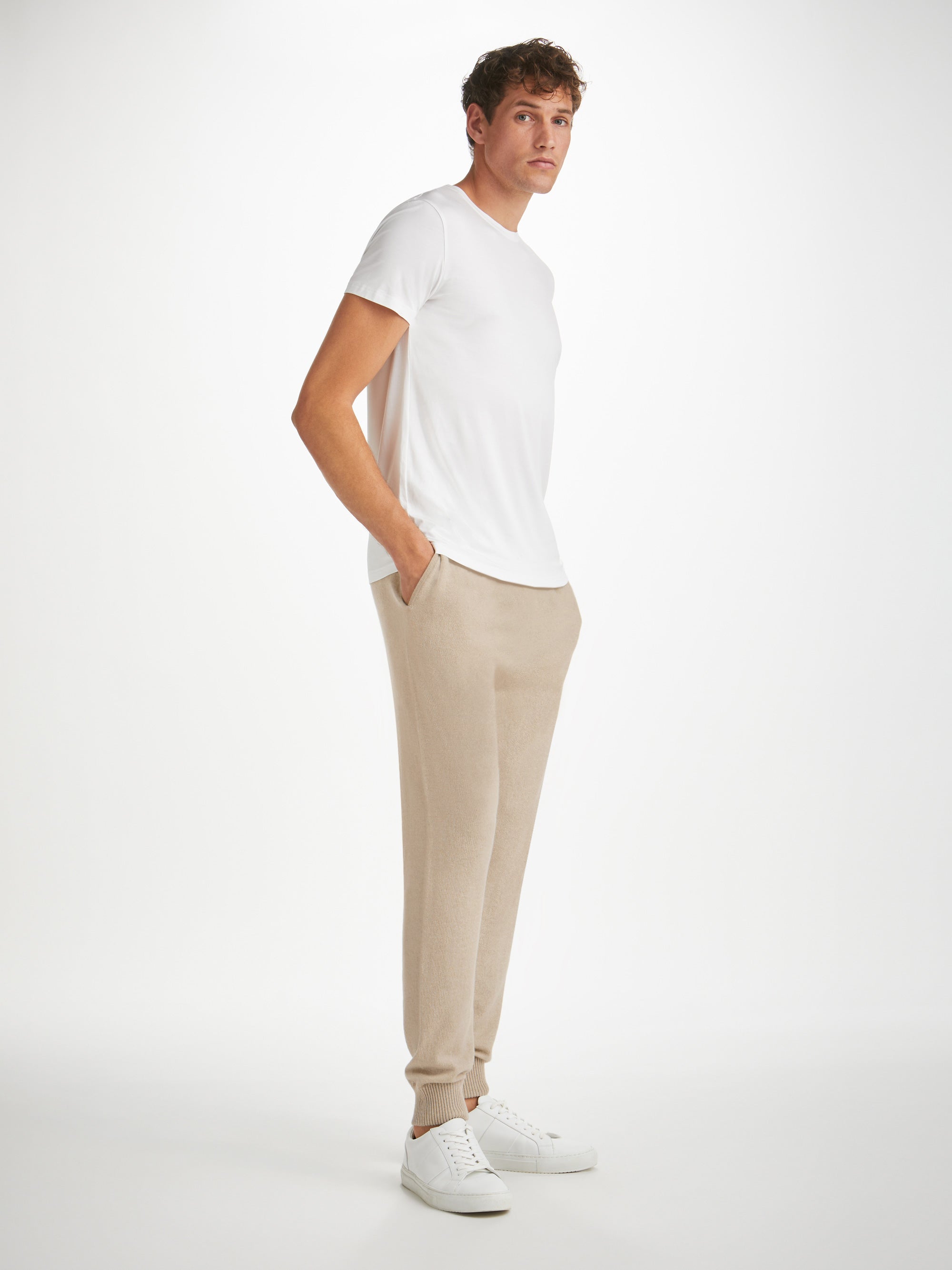 Men's Track Pants Finley Cashmere Oat