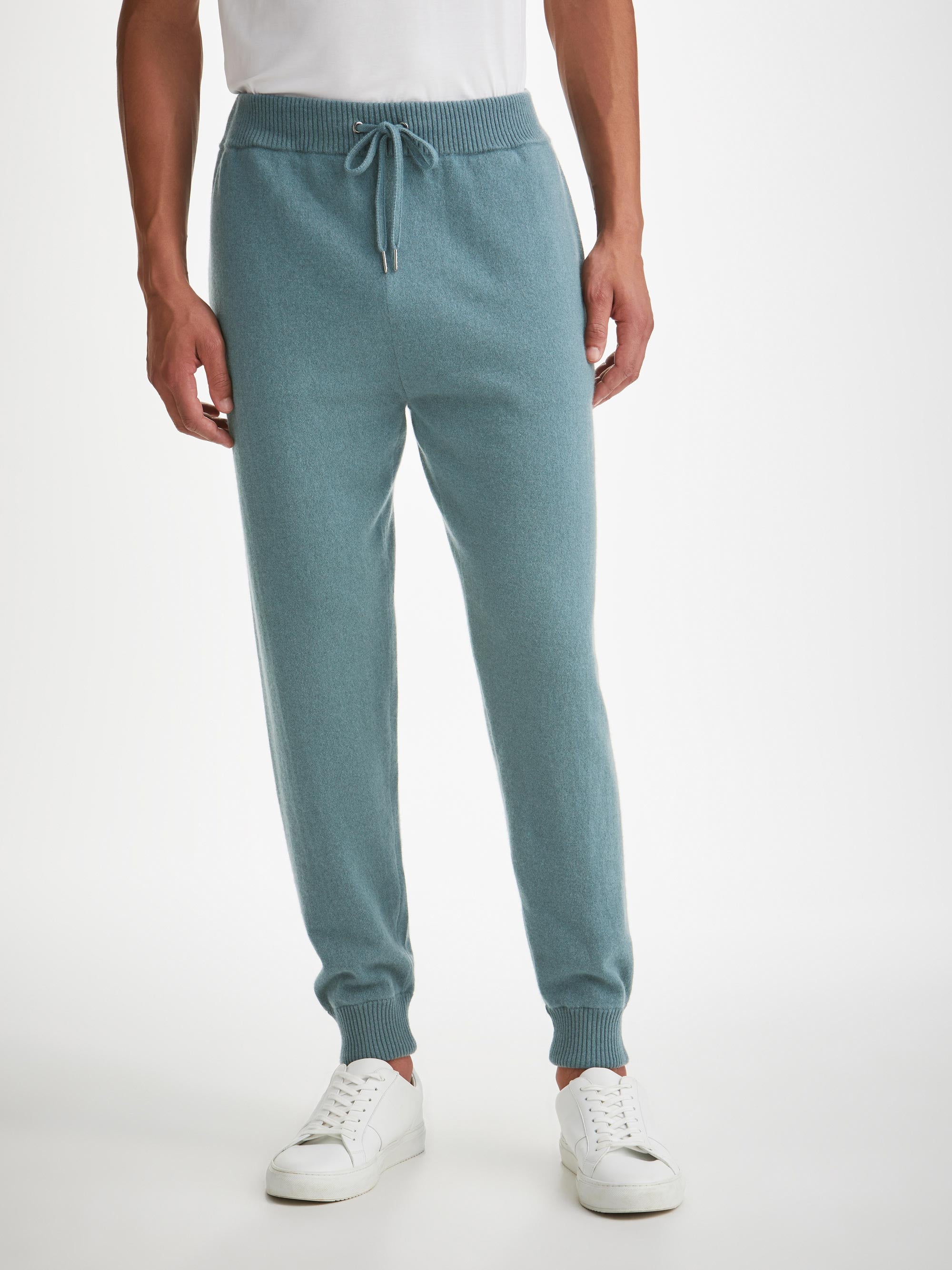 Men's Finley Hoodie and Track Pants Cashmere Set Teal