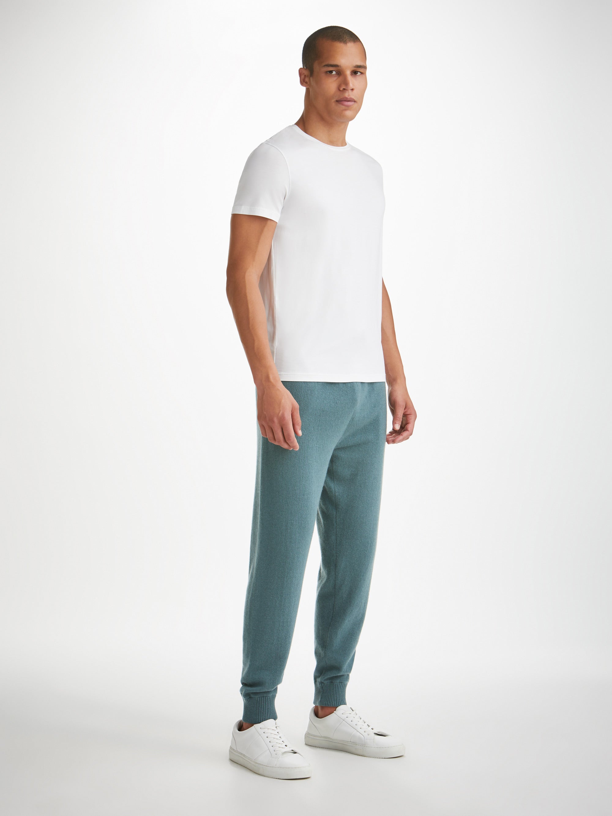 Men's Finley Hoodie and Track Pants Cashmere Set Teal