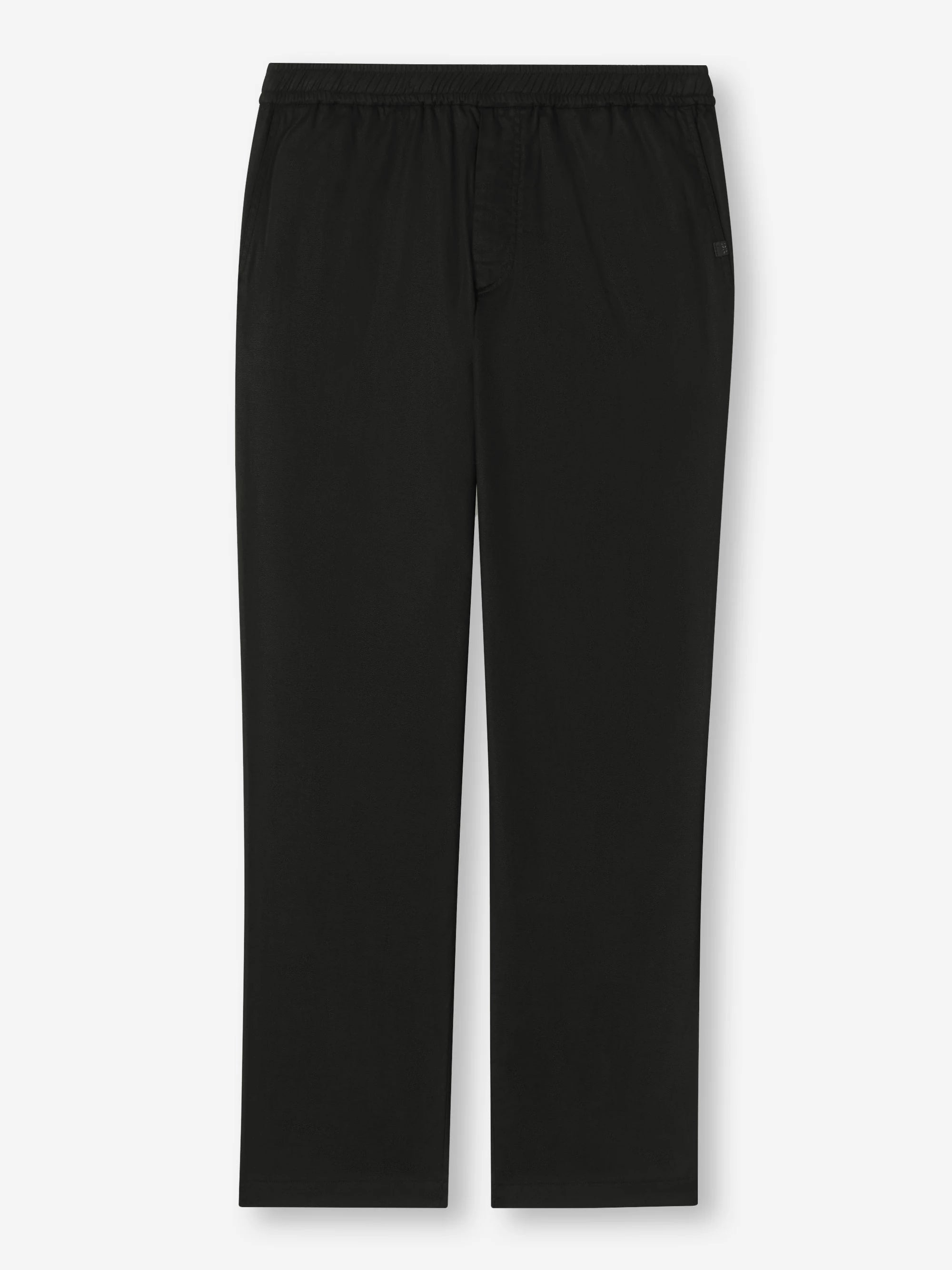 Men's Trousers Harris Lyocell Cotton Black