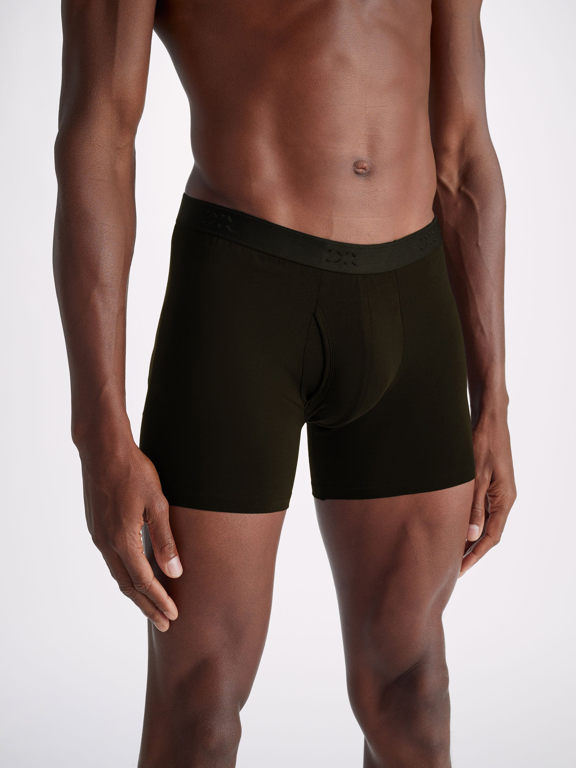 Men's Trunks Jack Pima Cotton Stretch Black