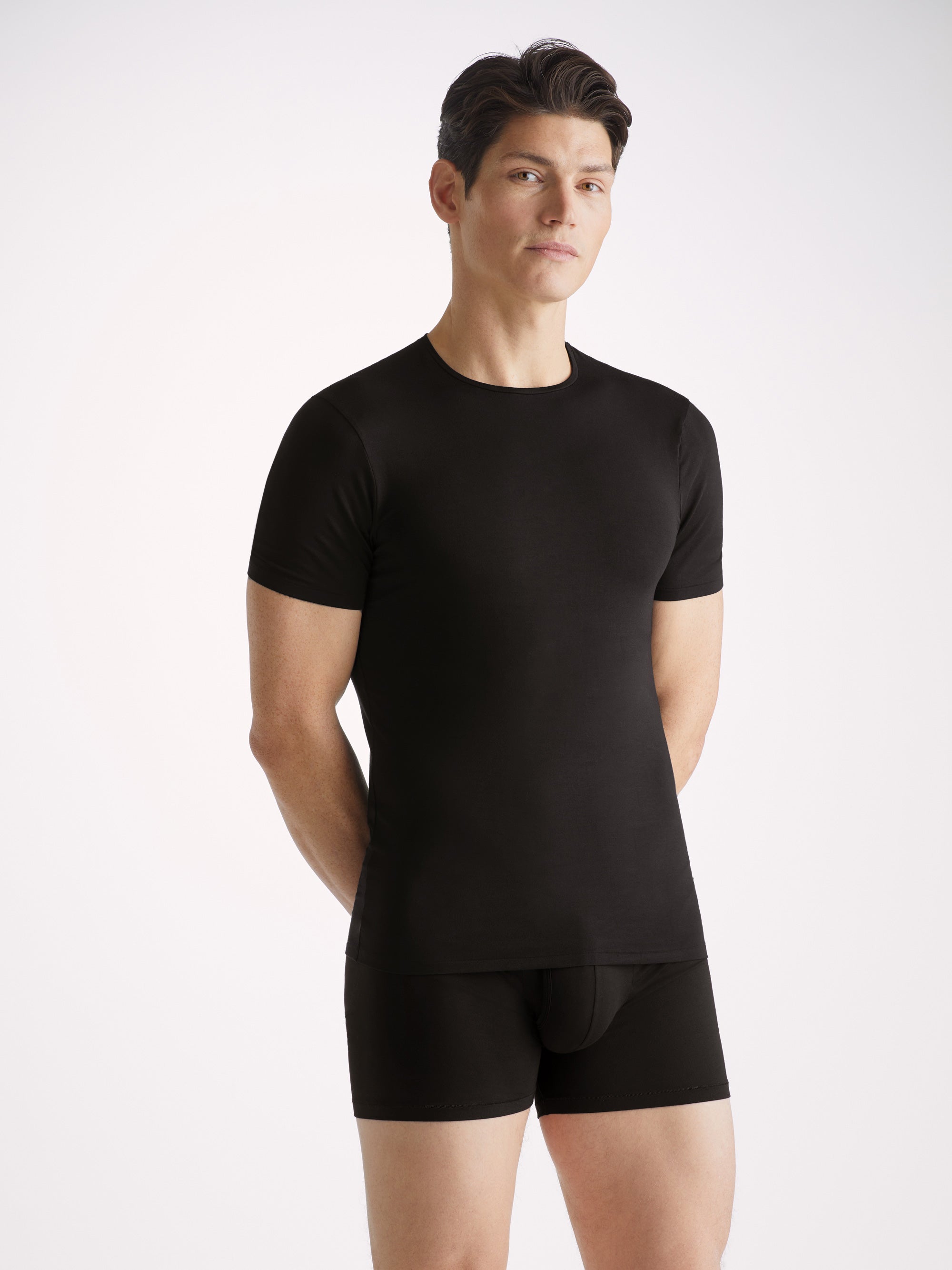 Men's Luxury Underwear T-shirts, Pima Cotton & Micro Modal