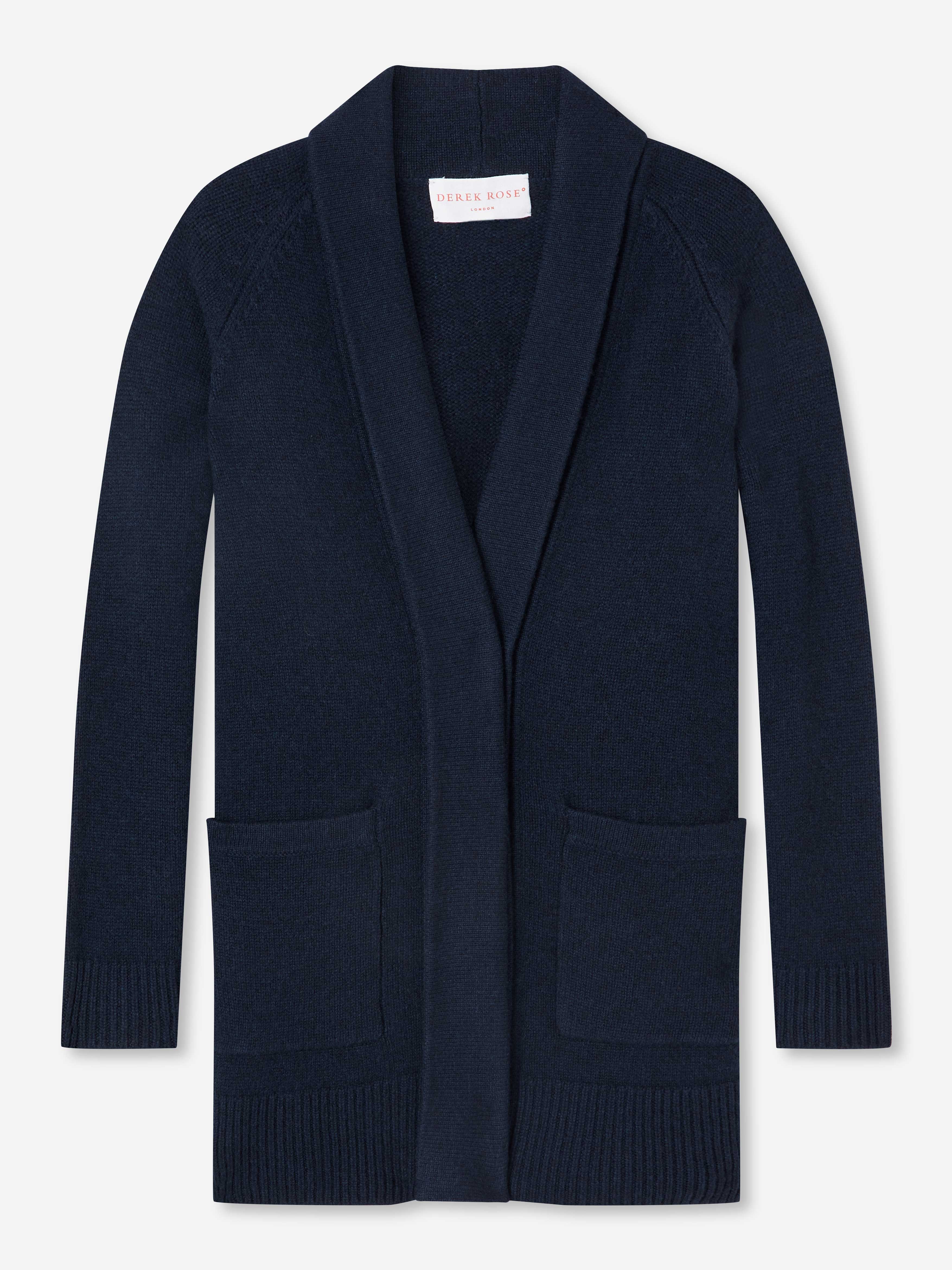 [[Women's Cardigan Nina Cashmere Navy (Size)]]