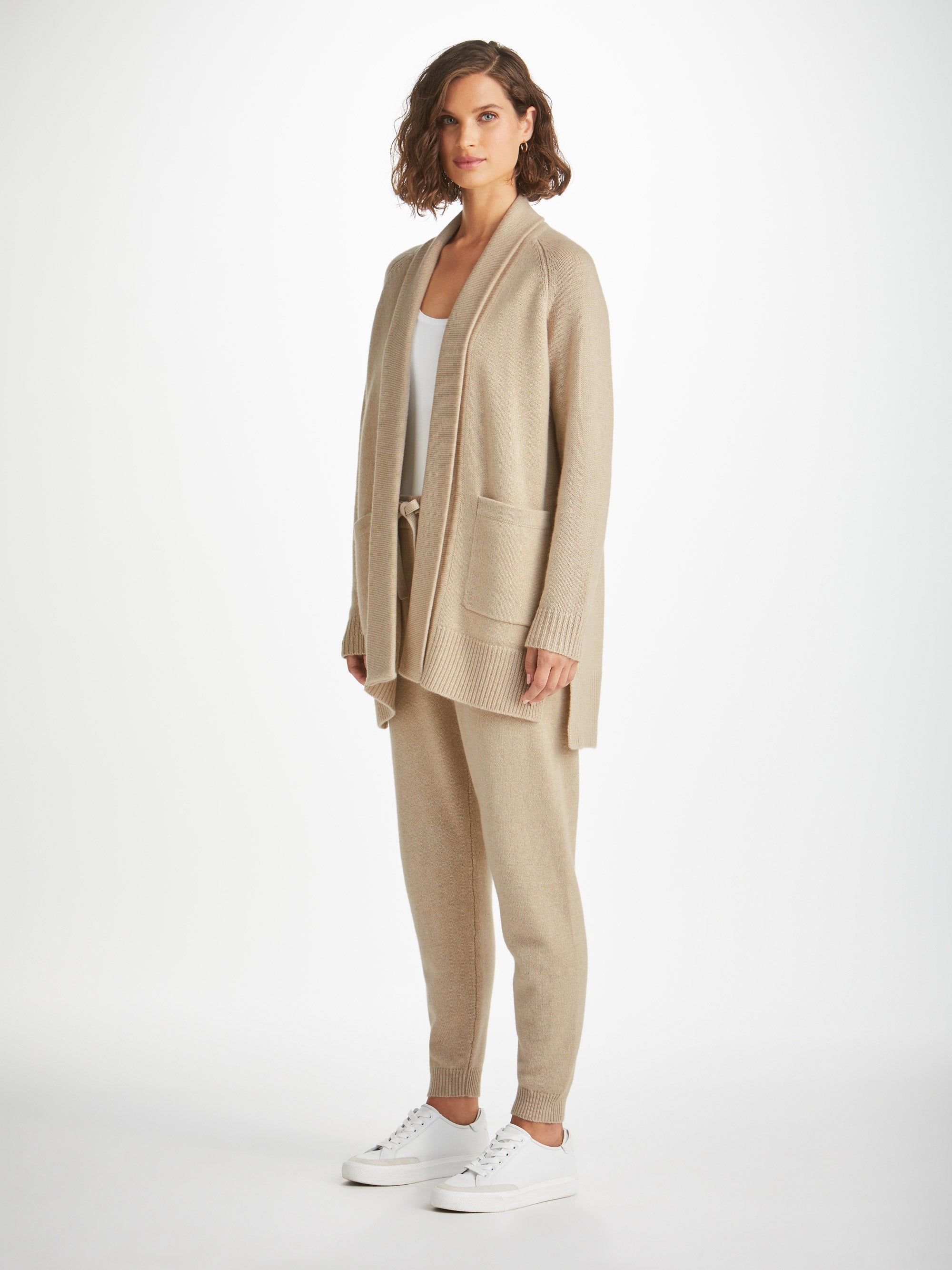 Women's Cardigan Nina Cashmere Fawn