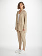 Women's Cardigan and Track Pants Cashmere Fawn