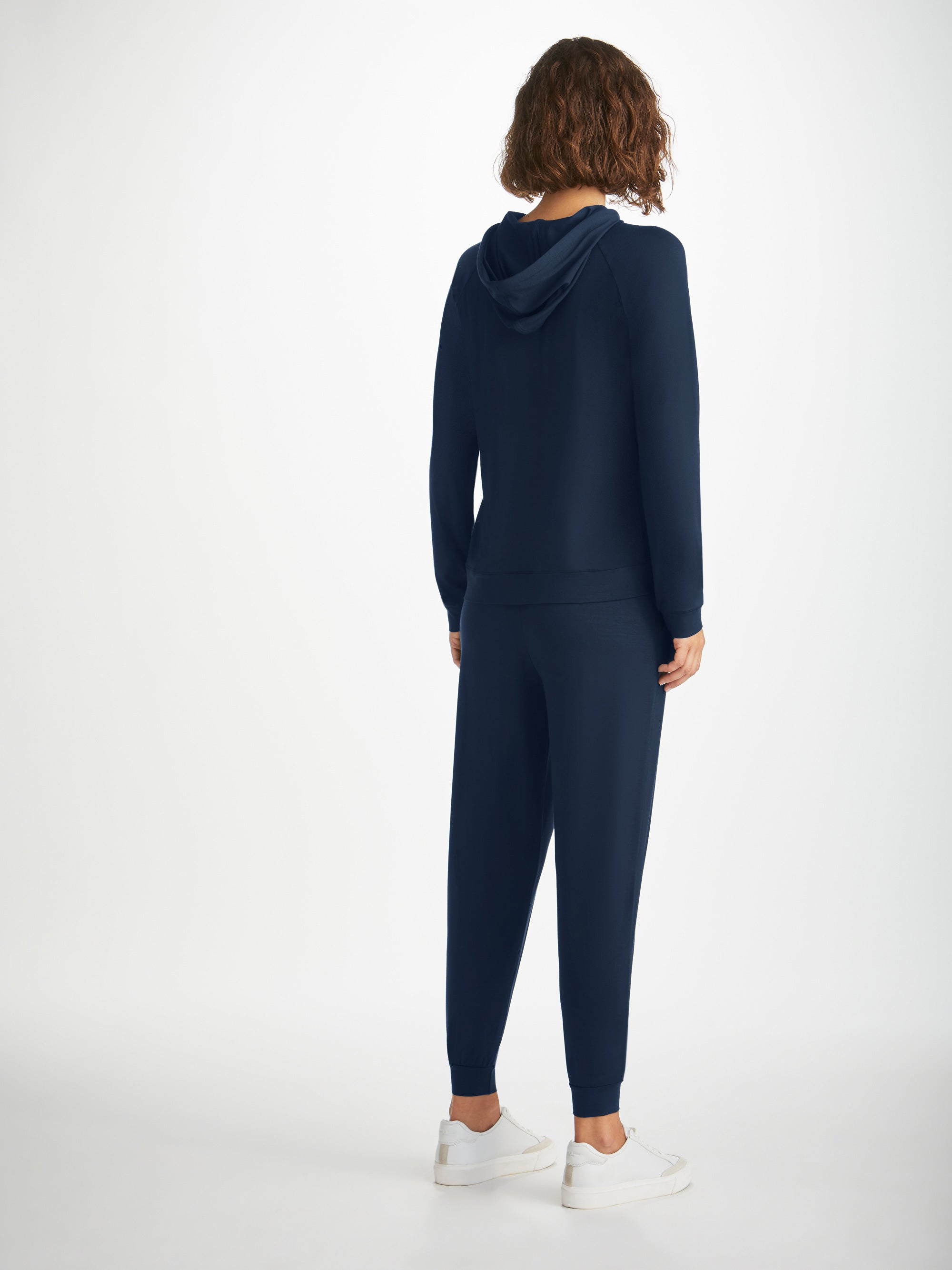 Women's Basel Pullover Hoodie and Track Pants Navy