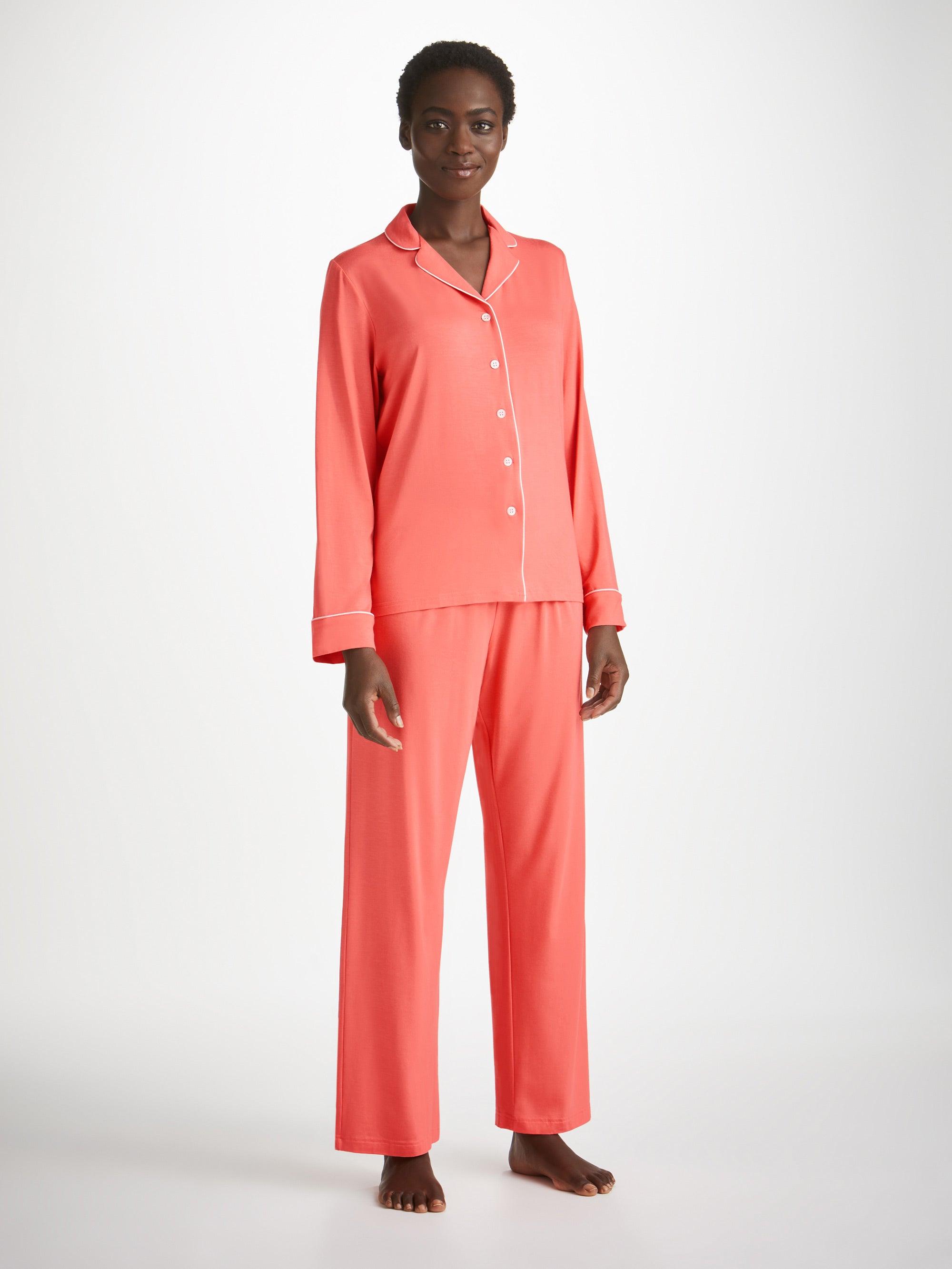 Women's Pajamas Lara Micro Modal Stretch Coral