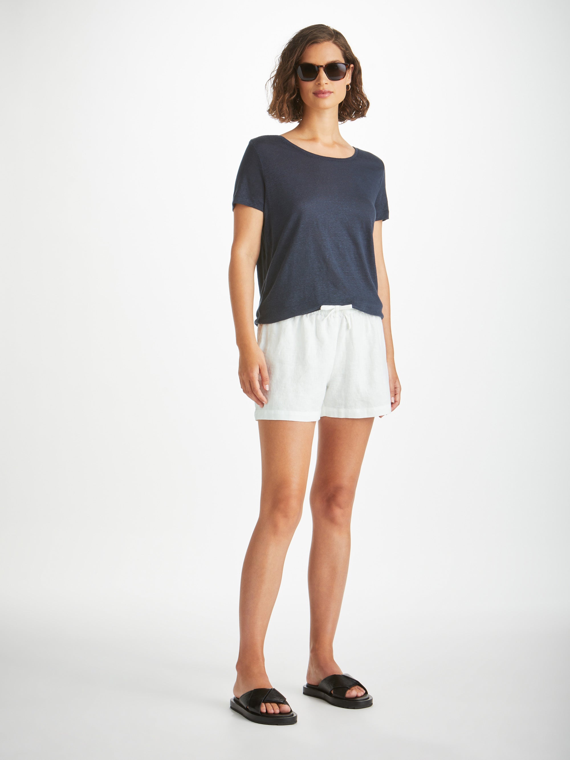 Women's Shorts Vienna Linen White