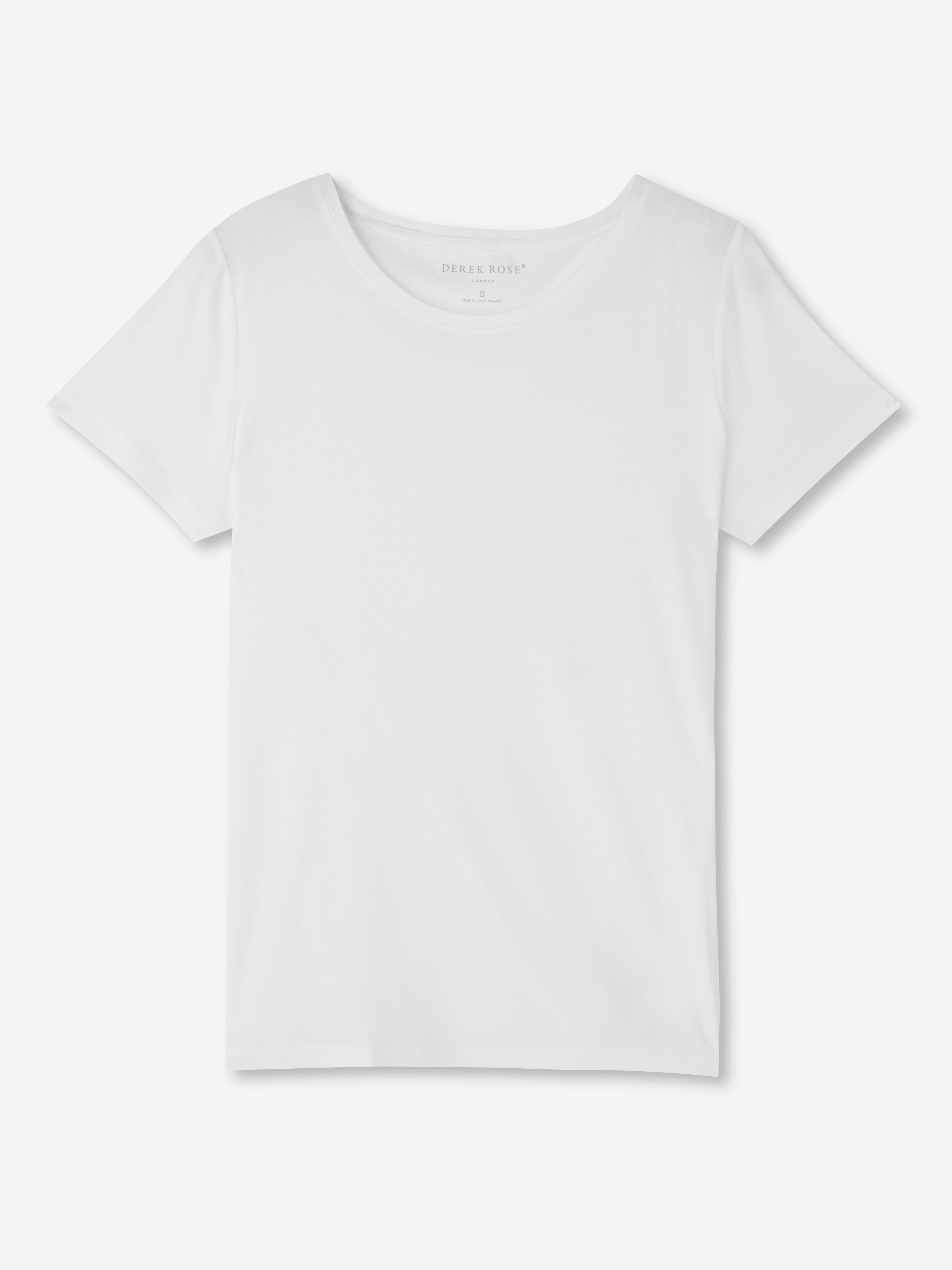 Women's T-Shirt Lara Micro Modal Stretch White