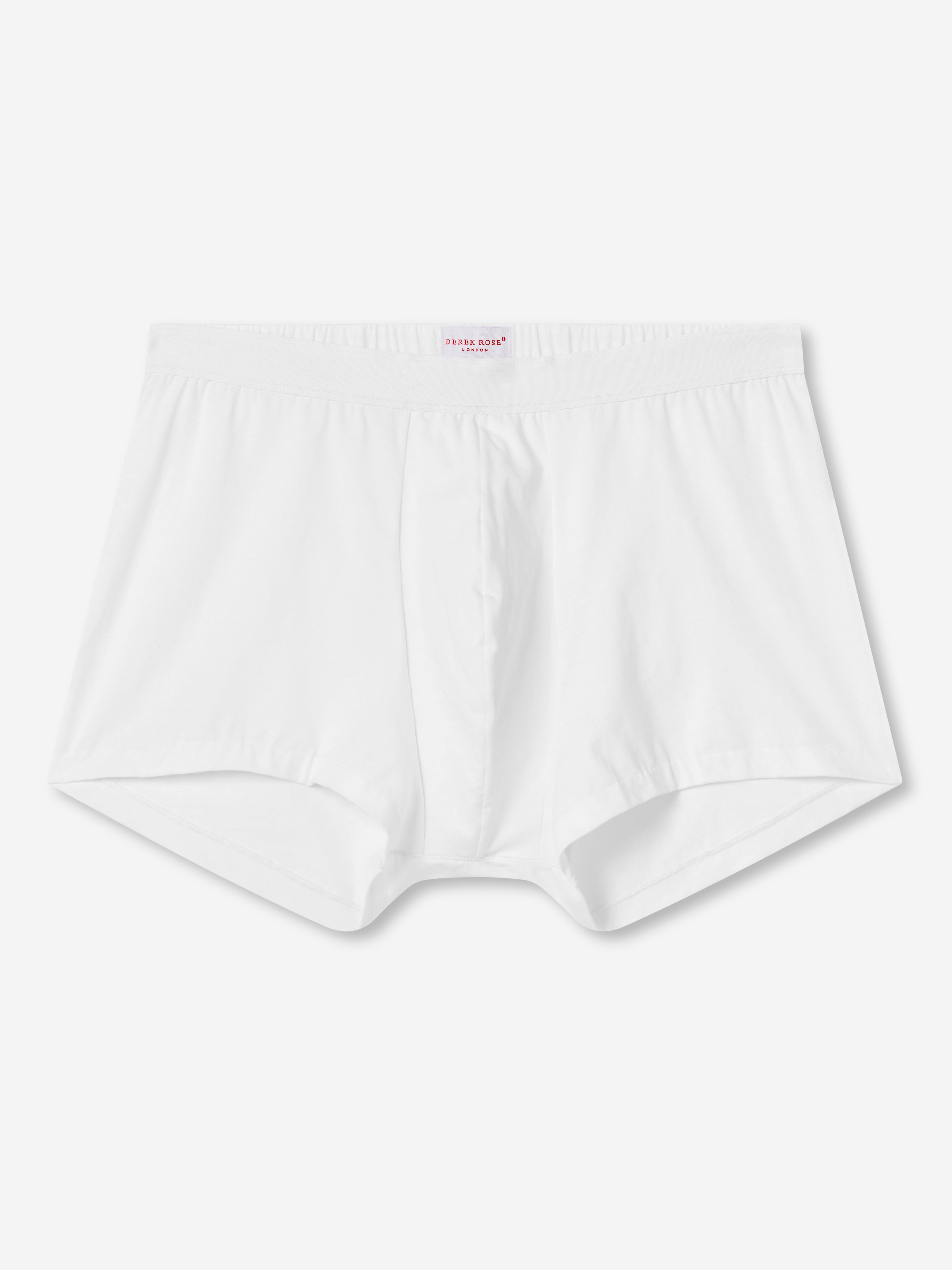 Men's Boxer Briefs Jack Pima Cotton Stretch White