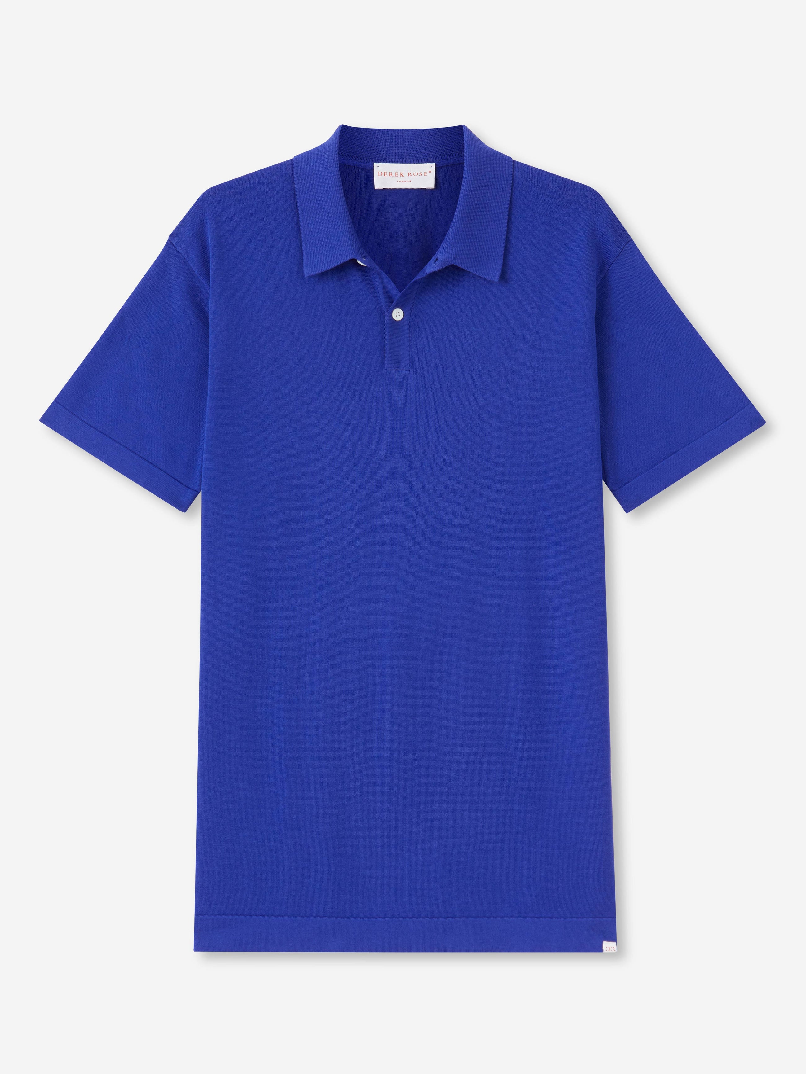 Men's Polo Shirt Jacob Sea Island Cotton Blue