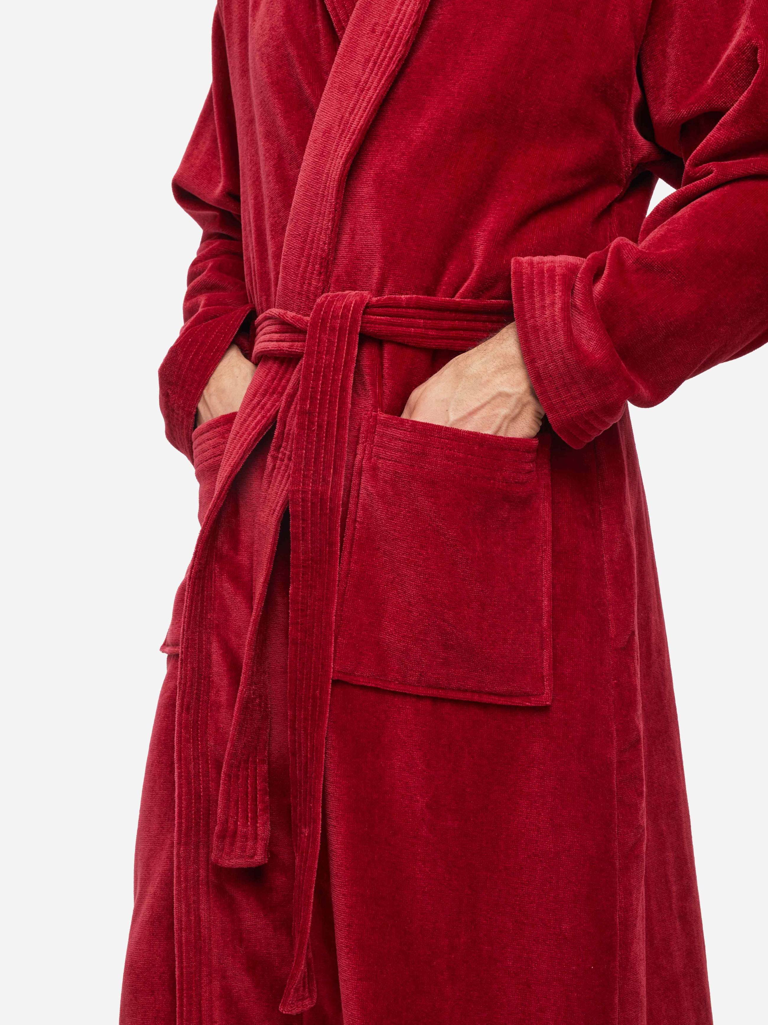 Men\'s Rose Robes Towelling | | Derek Men\'s Luxury Velour Cotton Bathrobes