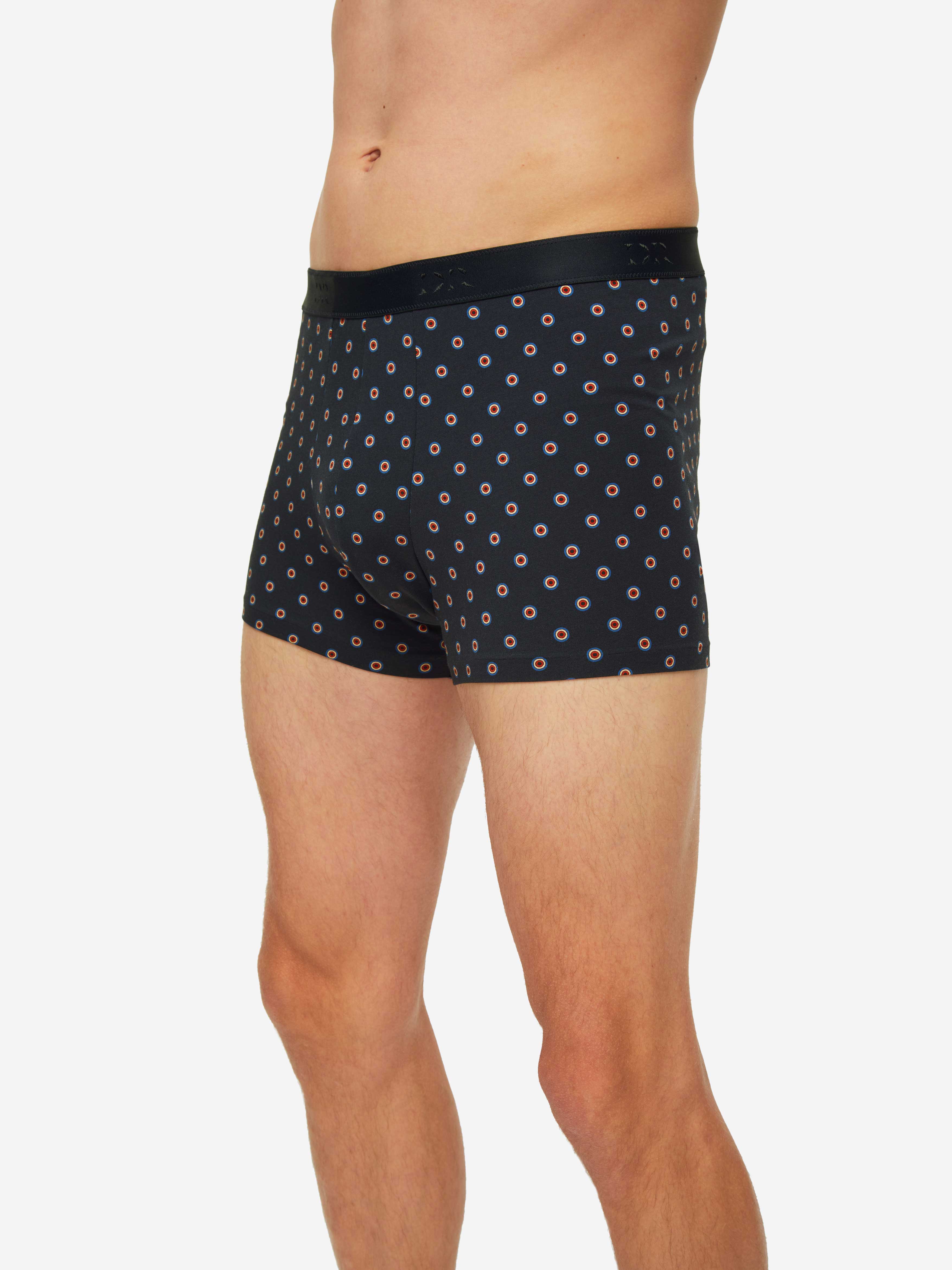 Men's Boxer Briefs Spot 5 Pima Cotton Stretch Navy