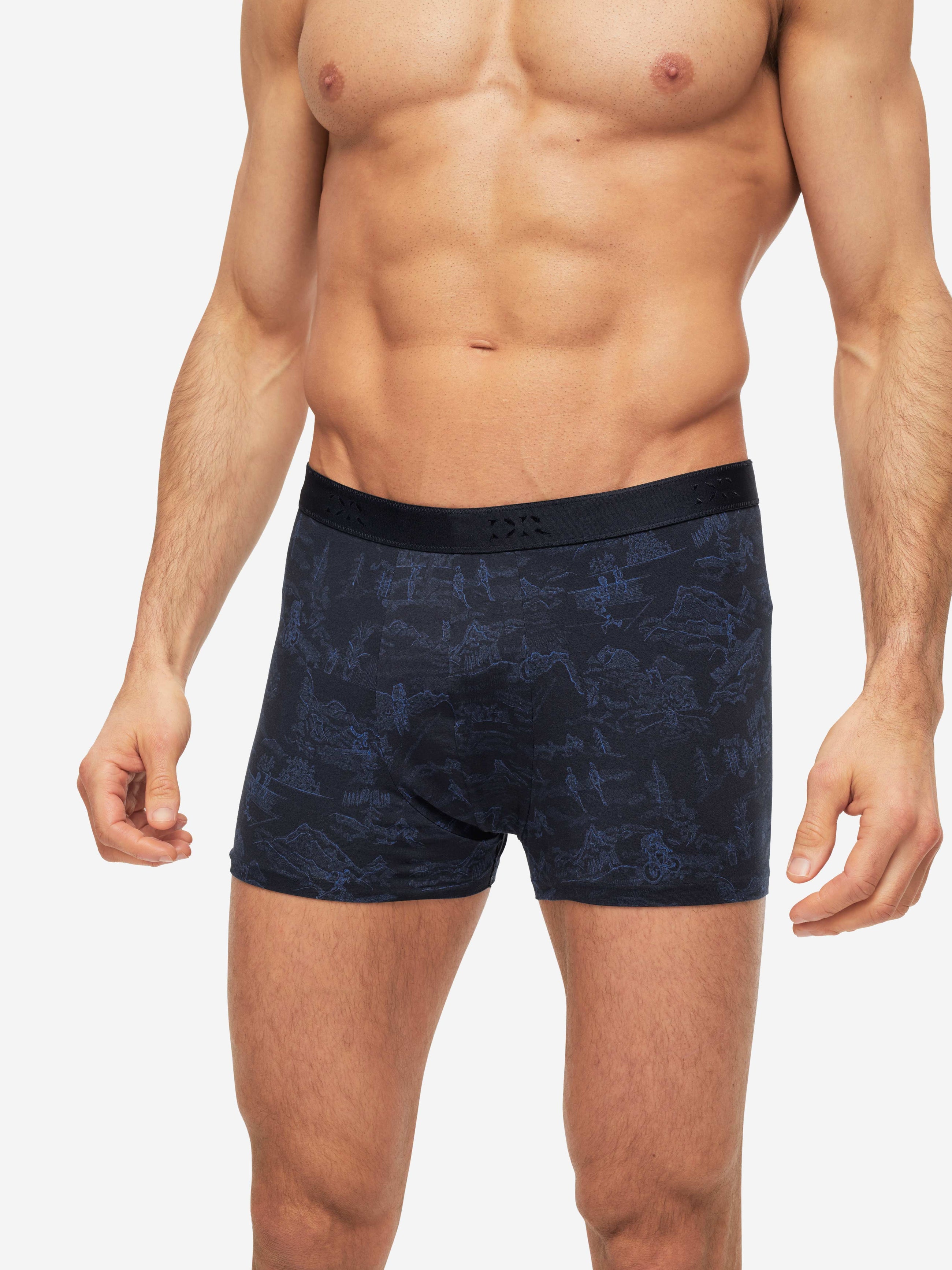 Trenky Polyester Trunk Printed Stretch Man Boxer Brief Joey Pouch Boxer  Briefs From Courrsony, $11.88