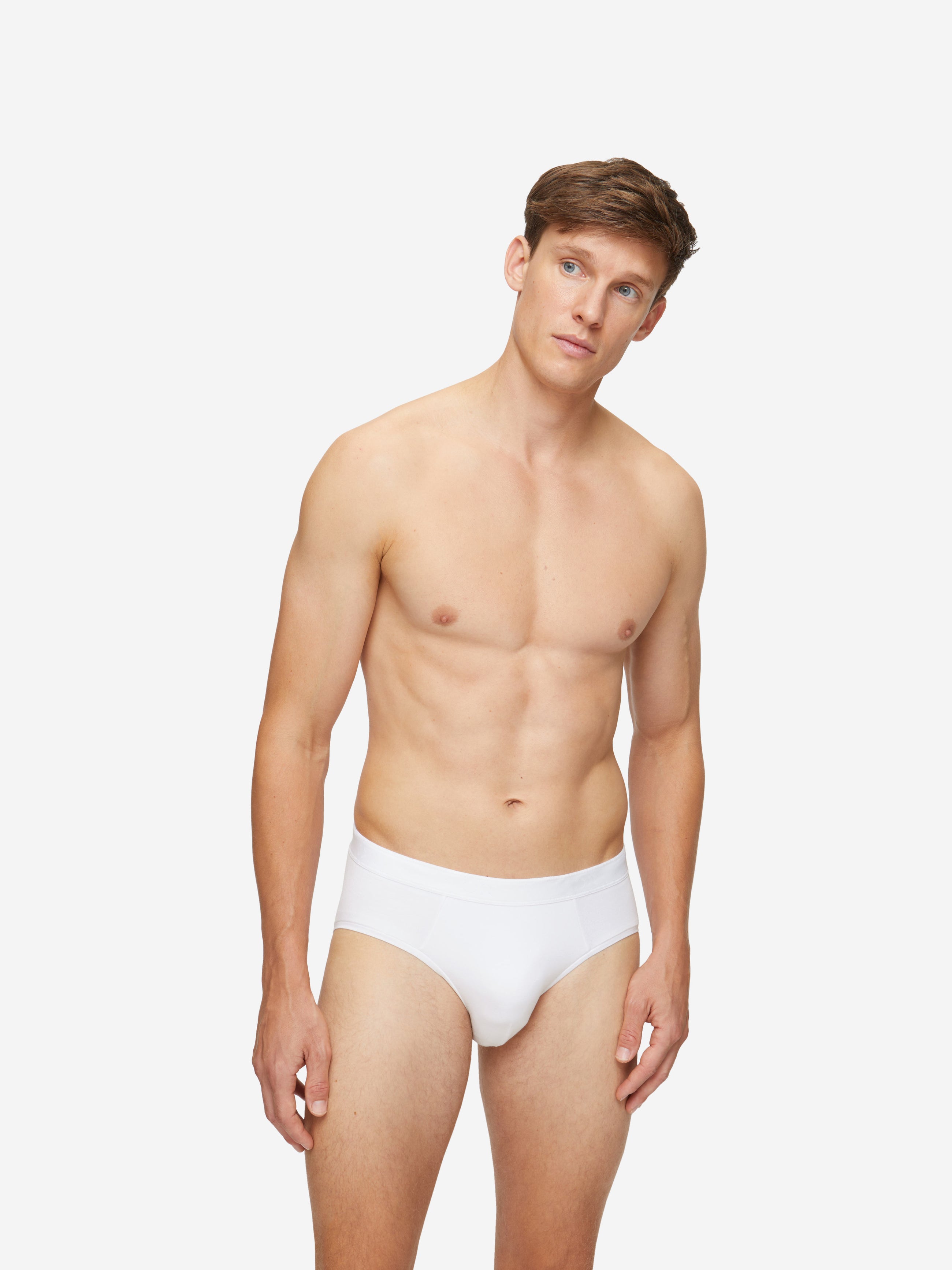 Pimfylm Cotton Underwear For Men High Waist Mens Briefs Underwear Comfort  Male Underwear for Gym Sport Black Large