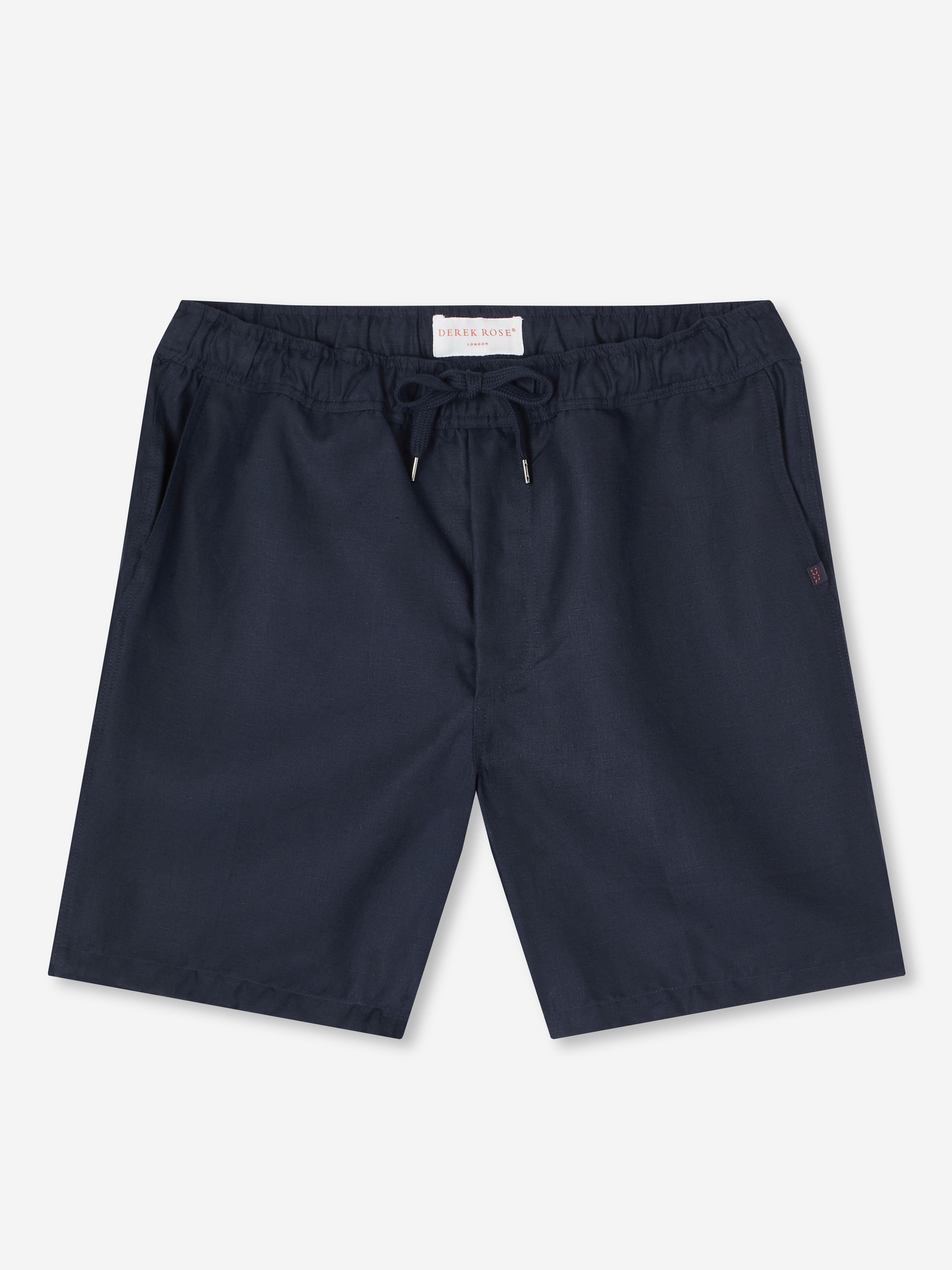 Men's Shorts Sydney Linen Navy