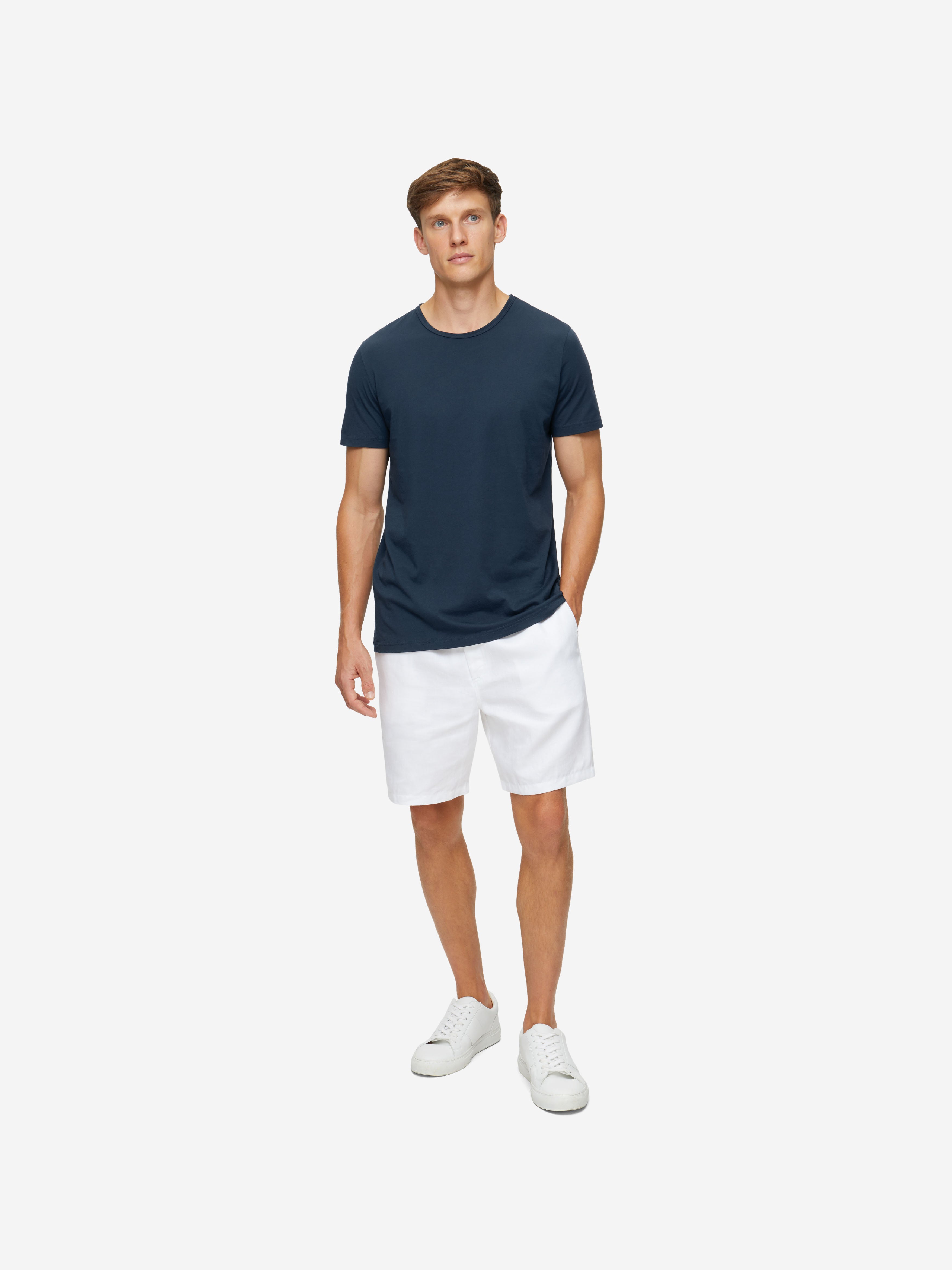 Men's T-Shirt Riley Pima Cotton Navy