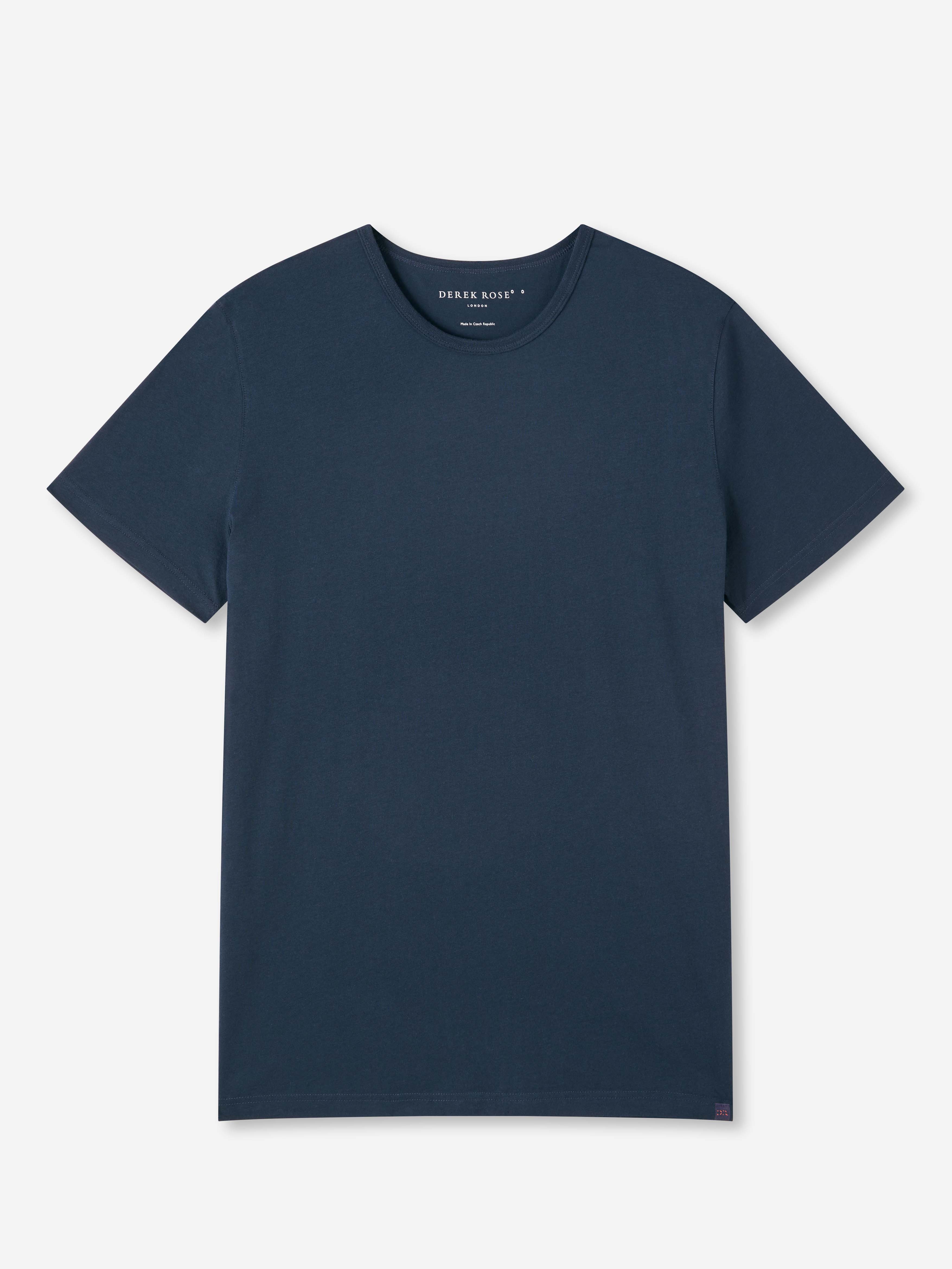 Men's T-Shirt Riley Pima Cotton Navy