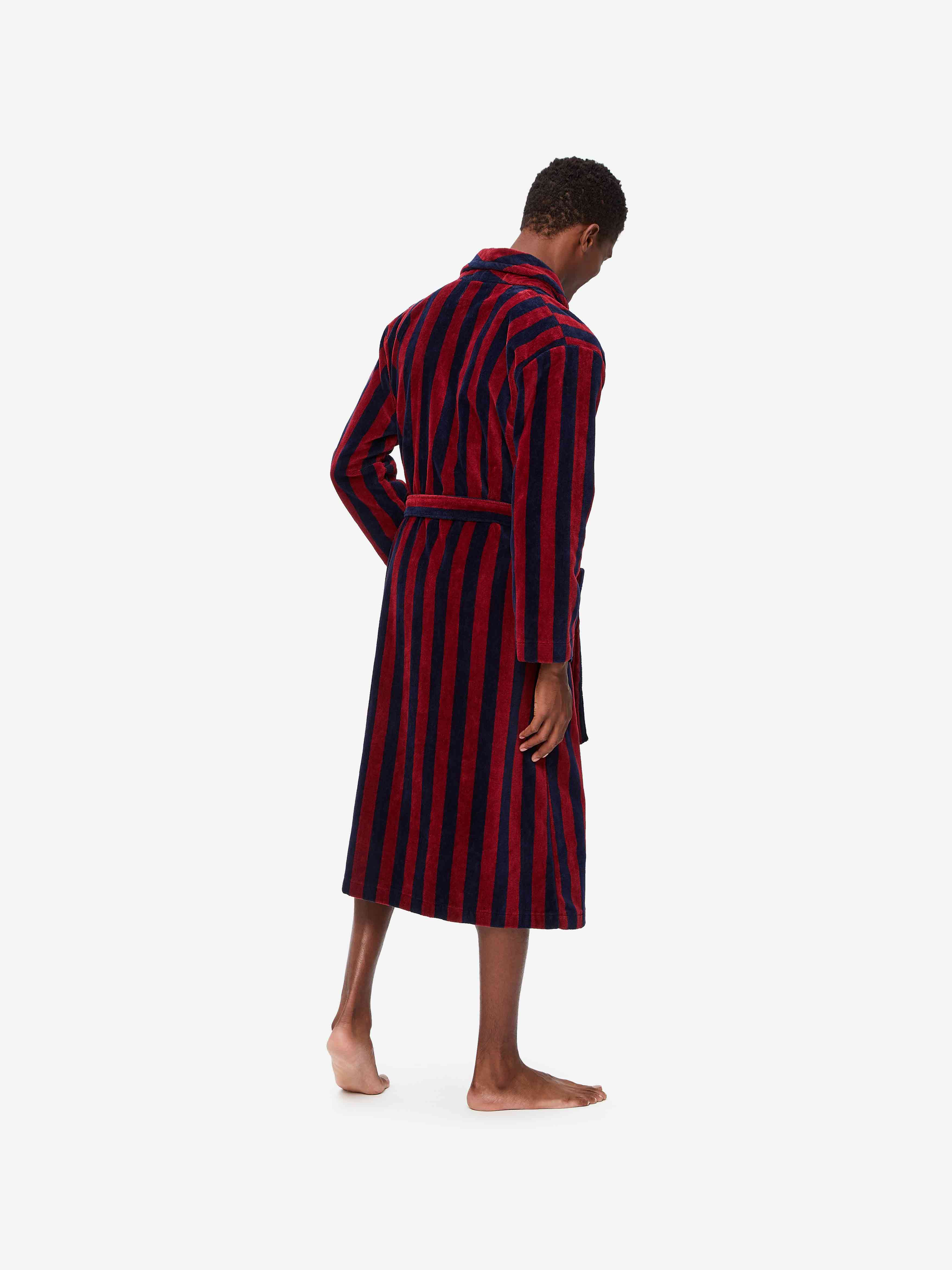 Men's Bathrobe Aston Terry Cotton Multi